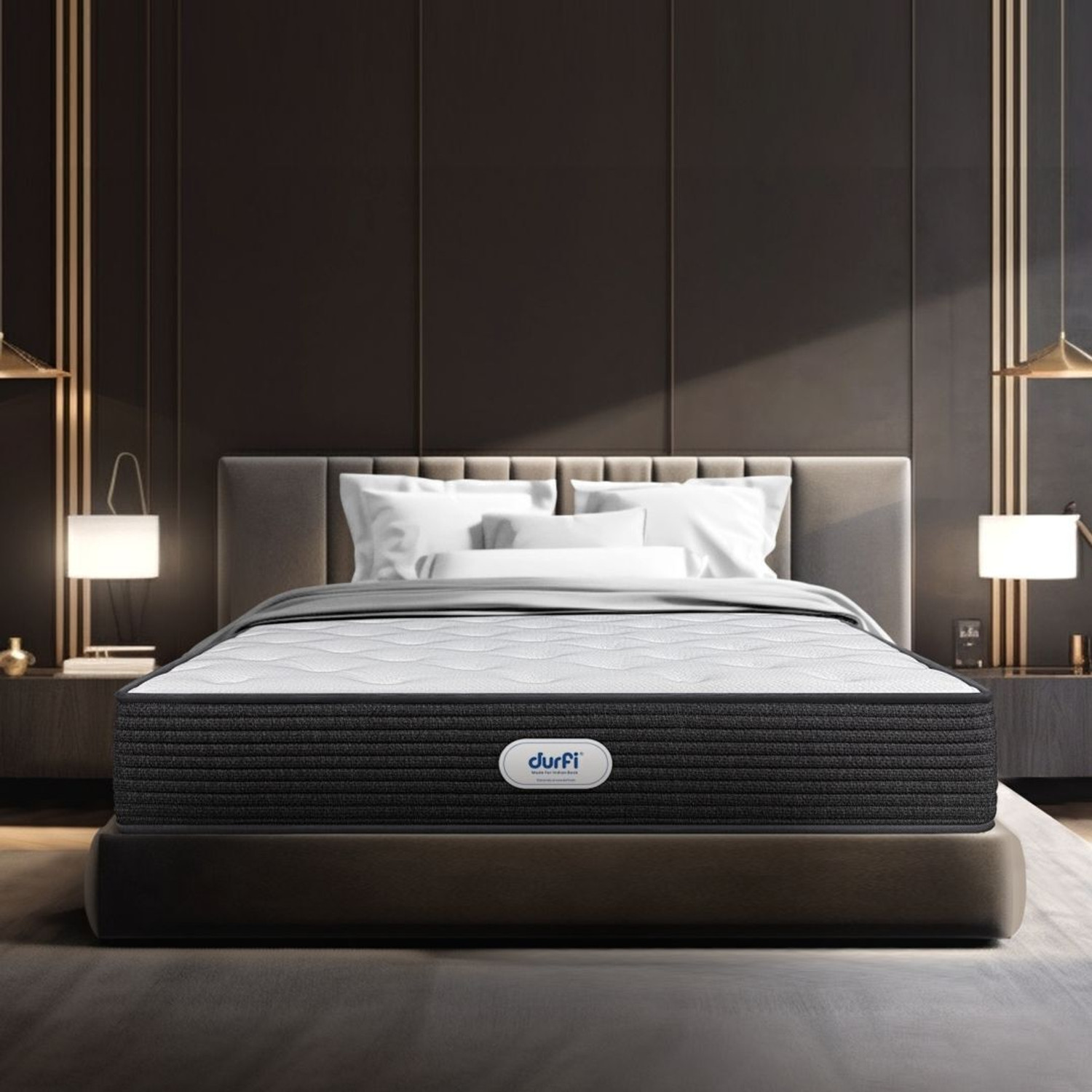 Image of Durfi Ortho Flex Hybrid 6 inch Single Pocket Spring Mattress