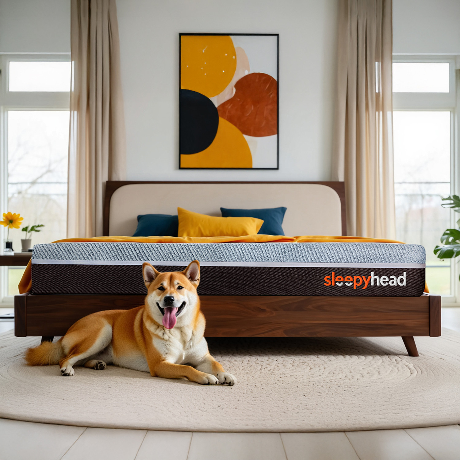 Image of Sleepyhead Laxe Designed by Duroflex - Body IQ Orthopedic Memory Foam 8 inch King Latex Foam Mattress