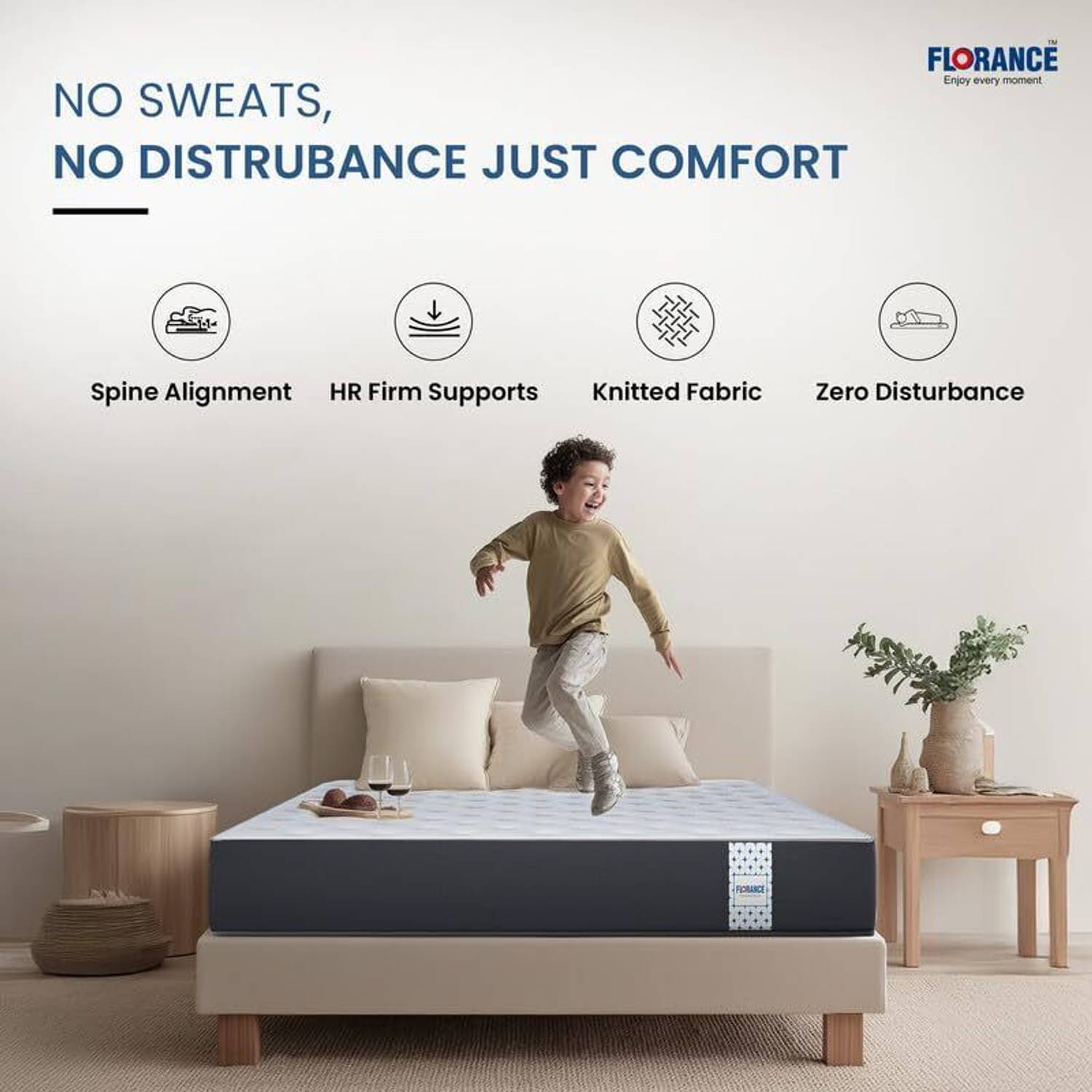 Florance Premium 5 inch Dual Comfort Flip Mattress - Image 4