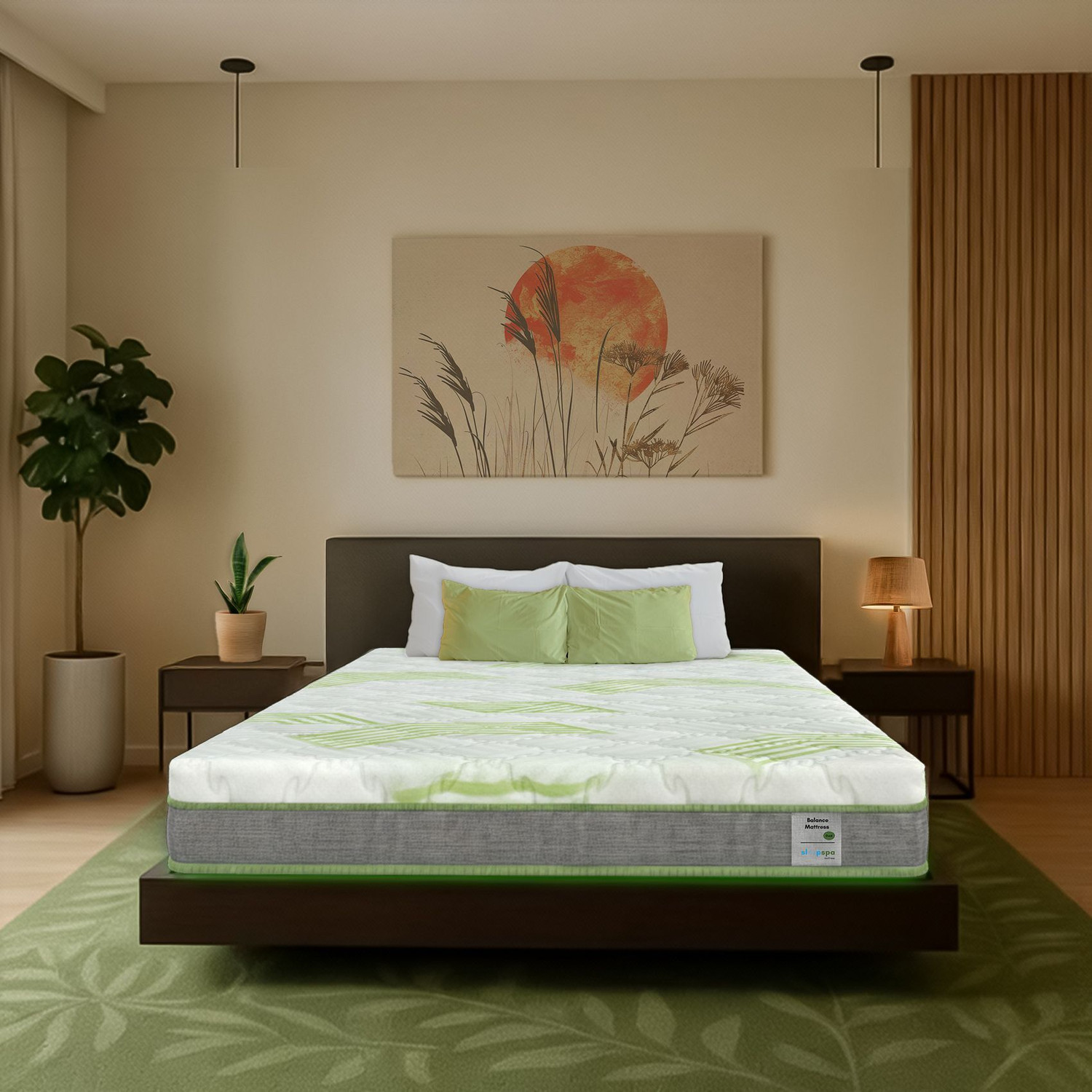 Image of SLEEPSPA Balance - Orthopedic Mattress with Plant-Based Cellulose Foam 8 inch Double Natural Latex Mattress