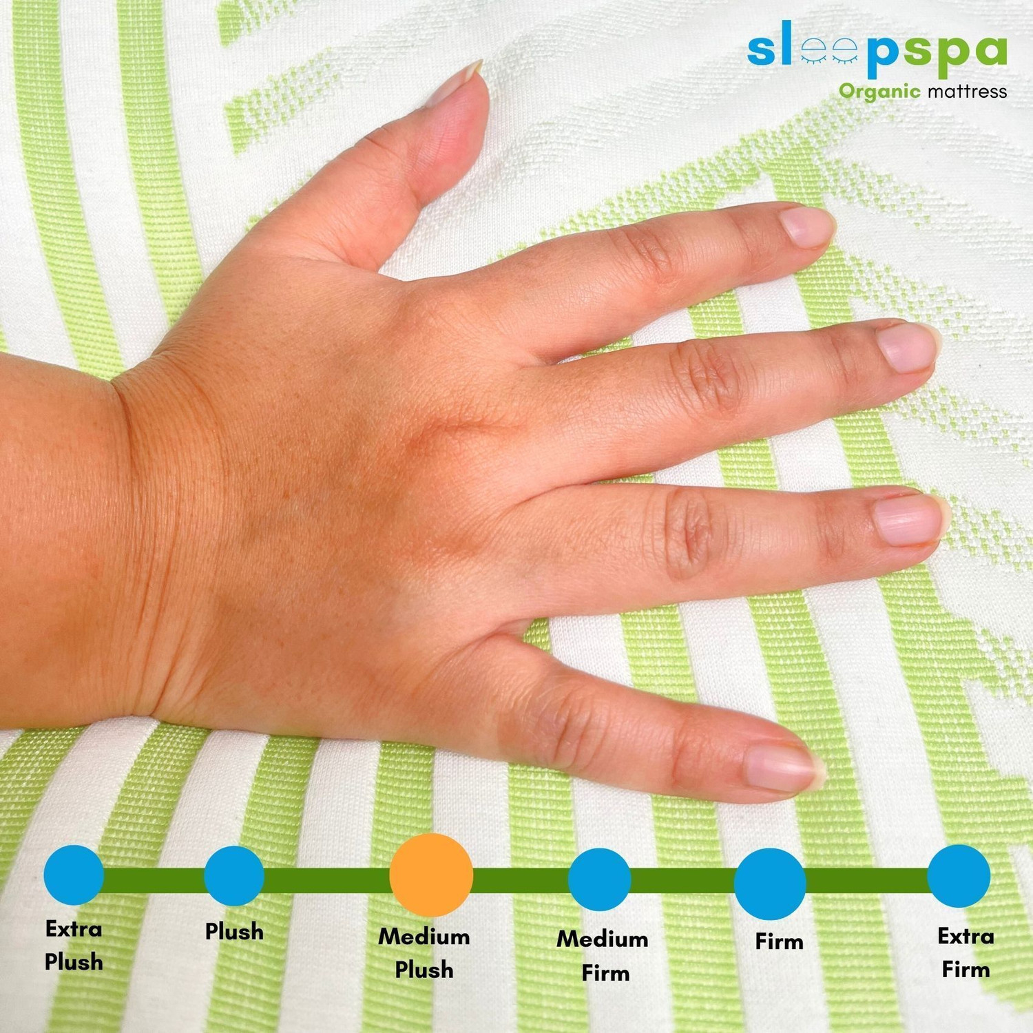 Image of SLEEPSPA Balance - Orthopedic Mattress with Plant-Based Cellulose Foam 8 inch Double Natural Latex Mattress