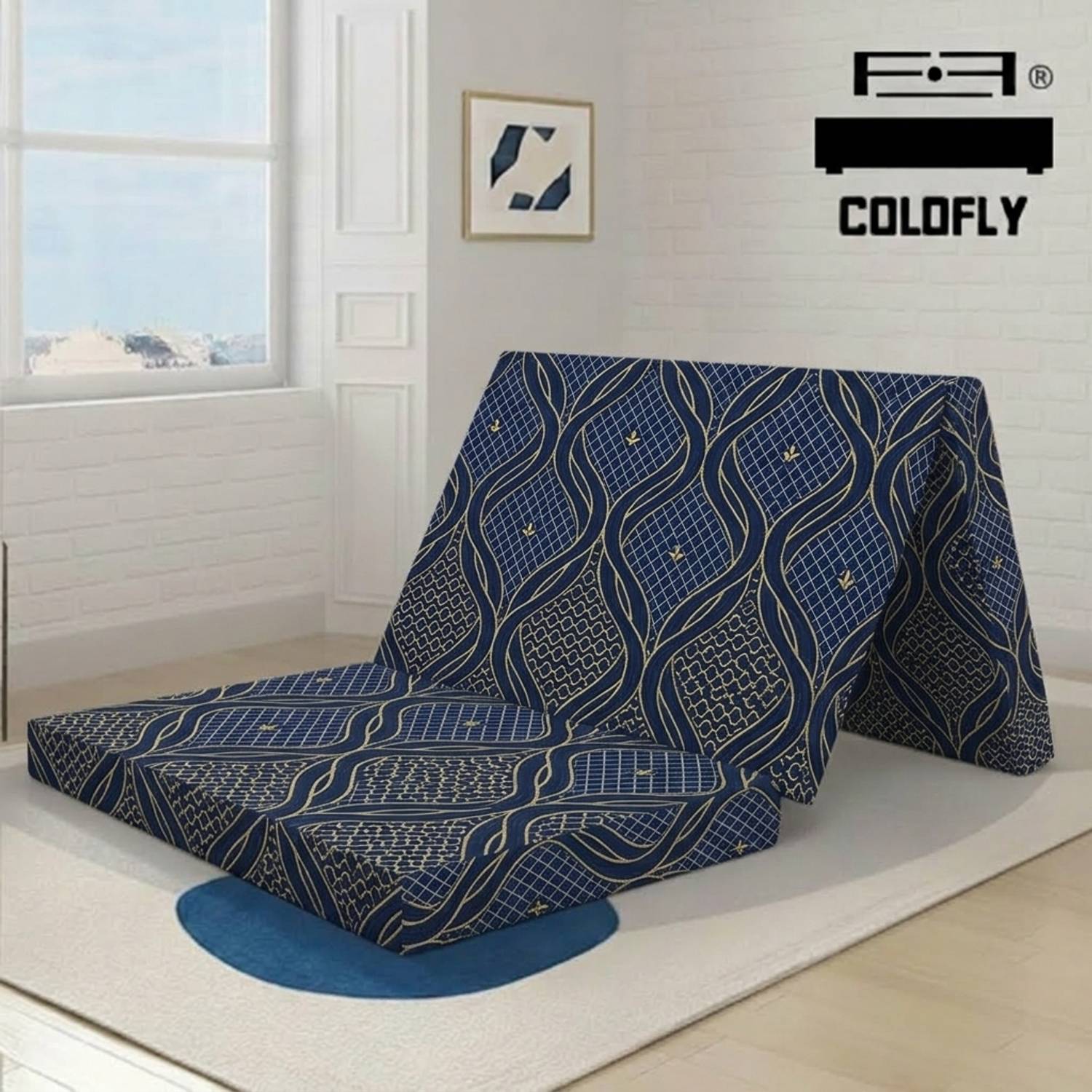 COLOFLY Three Fold Ep 3 inch Double Cotton Mattress