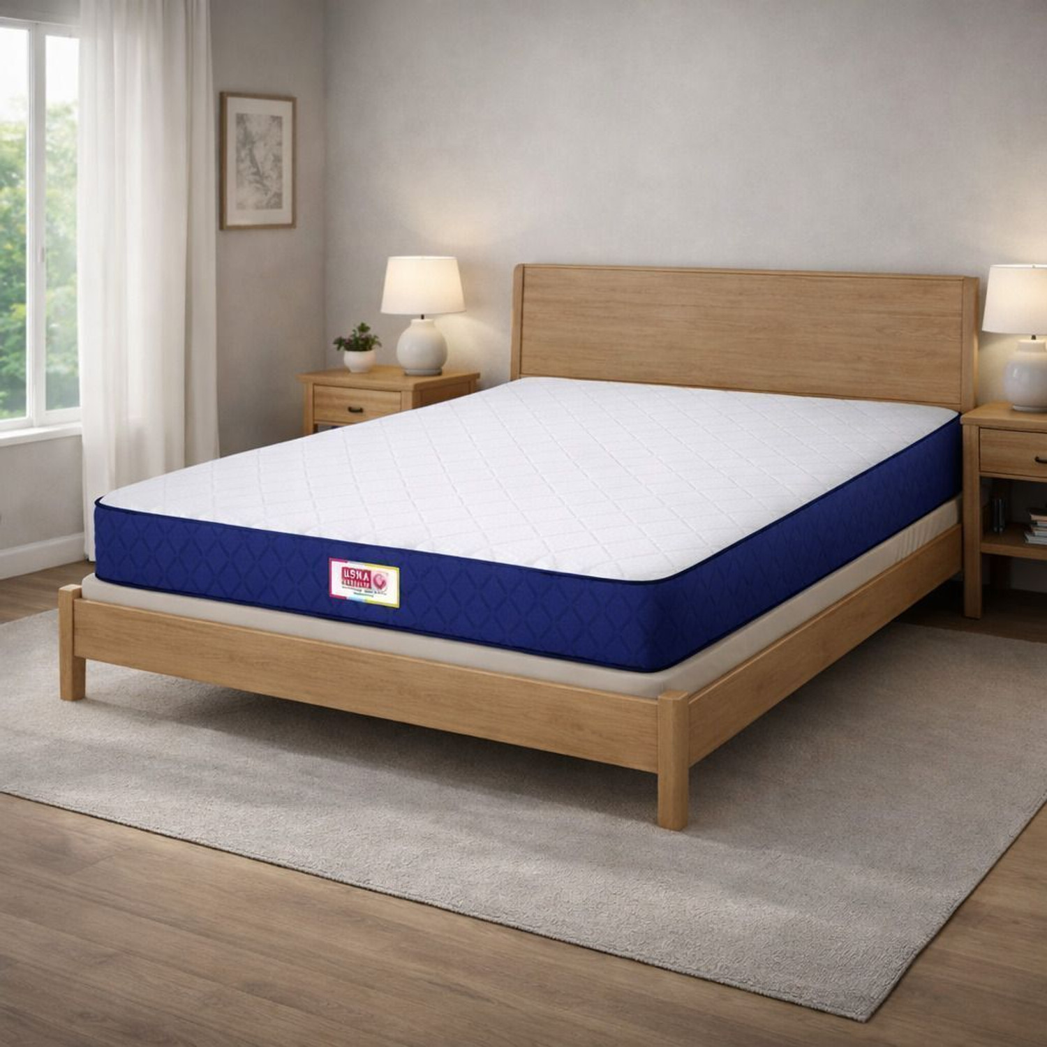 Image of USHA SHRIRAM BackMaster Orthopedic Firm Mattress with NFF Tech. 6 inch Queen Bonded Foam Mattress