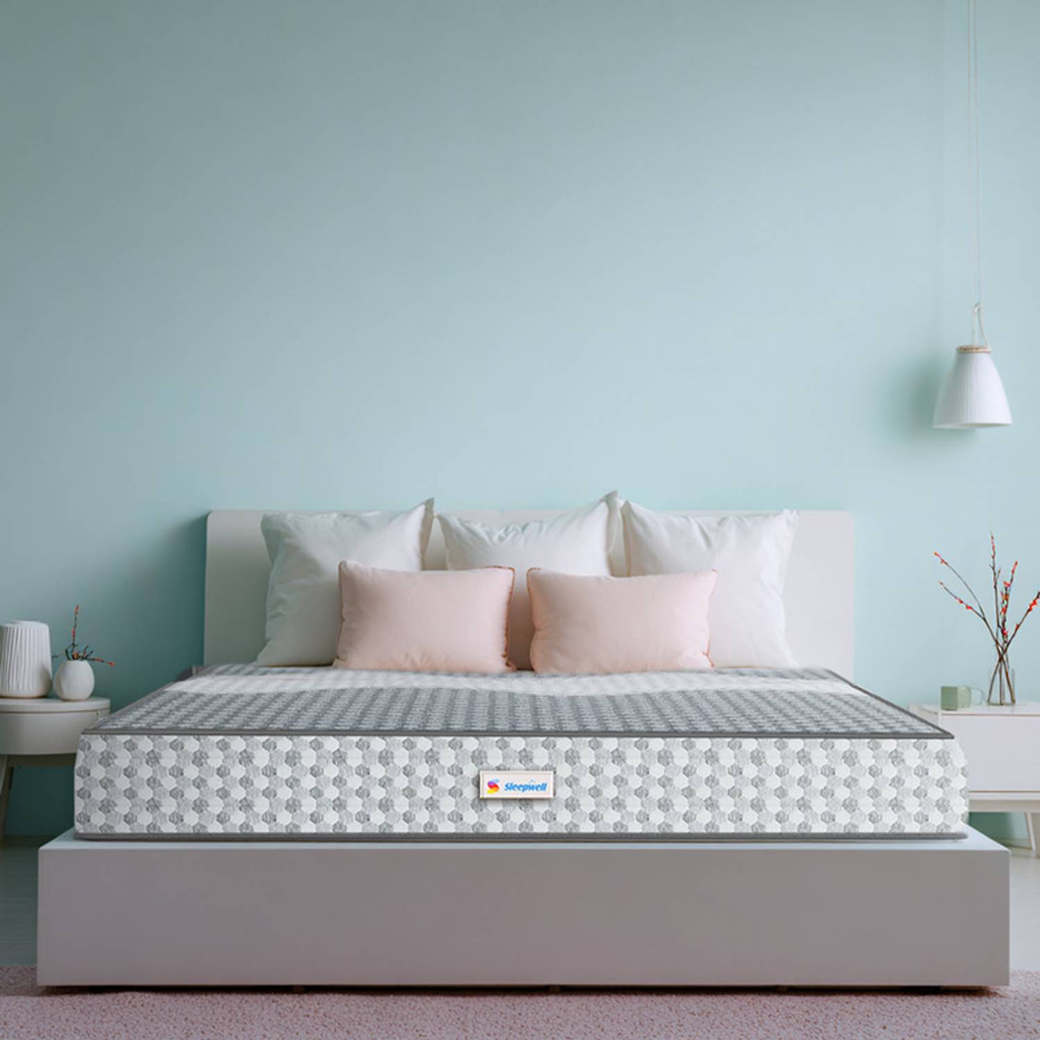 Sleepwell Ortho Profiled, Acuprofile Tech, Impression Memory Foam, Anti-Microbial Tech 5 inch Single PU Foam Mattress