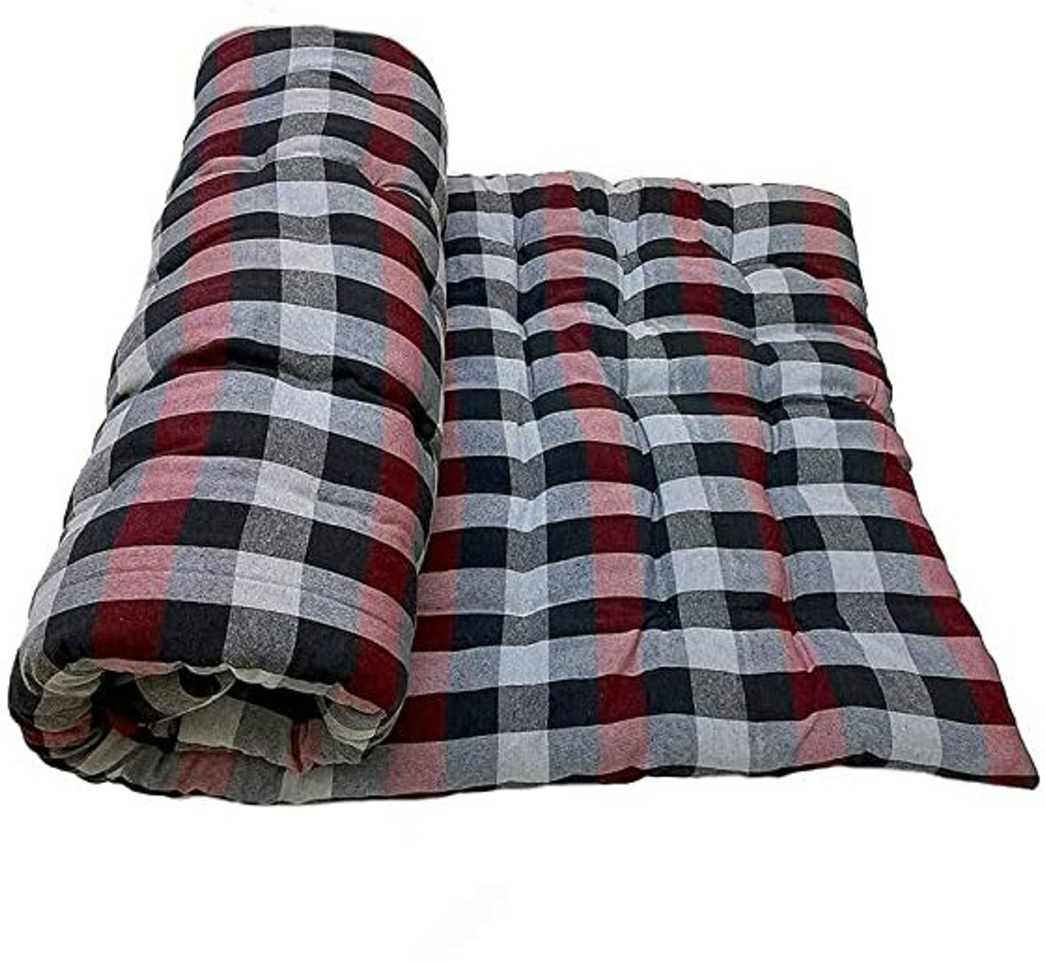 Image of jy Single Bed Cotton Filled Mattress Gadda Soft & Reversible 3 inch Single Cotton Mattress