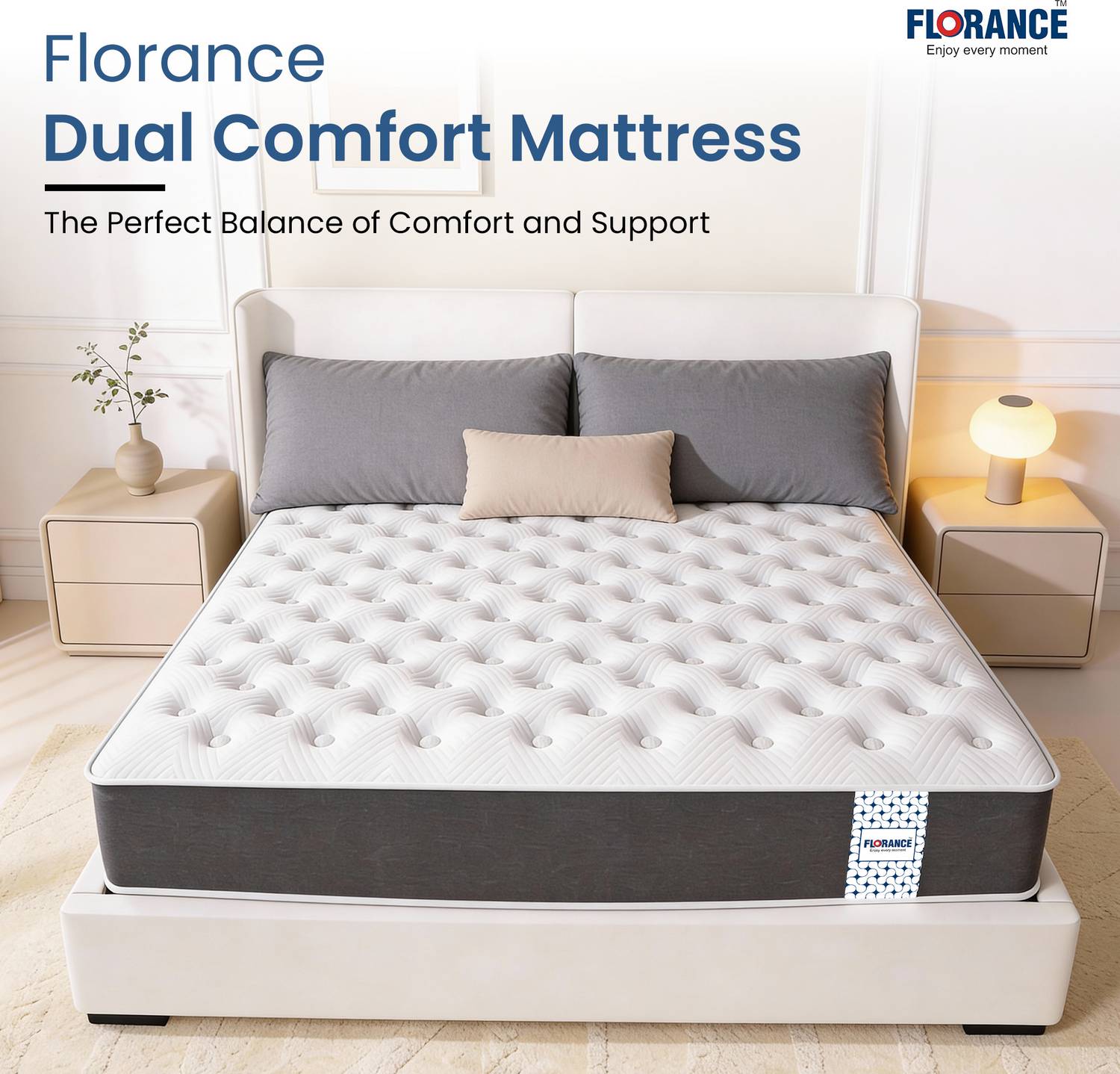 Florance Premium 5 inch Dual Comfort Flip Mattress - Image 2