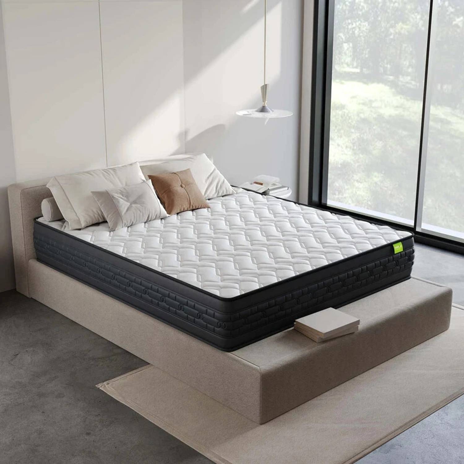 Wakeup India Riserox Luxe Comfort 6 inch Single Pocket Spring Mattress