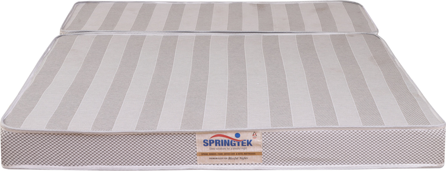 Image of SPRINGTEK 3 Folding /Travel 4 inch Queen PU Foam Mattress