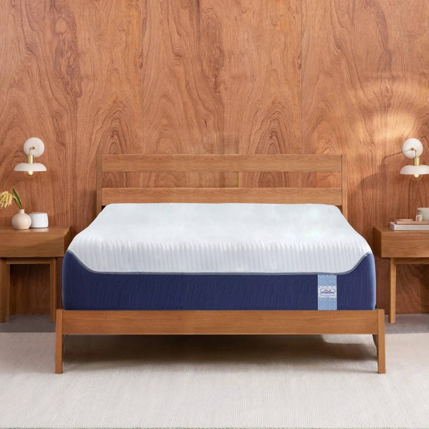 SPRINGTEK WaveMax German Technology 5 Layer Pressure Relief & Cooler Sleep 6 inch Double High Resilience (HR) Foam Mattress