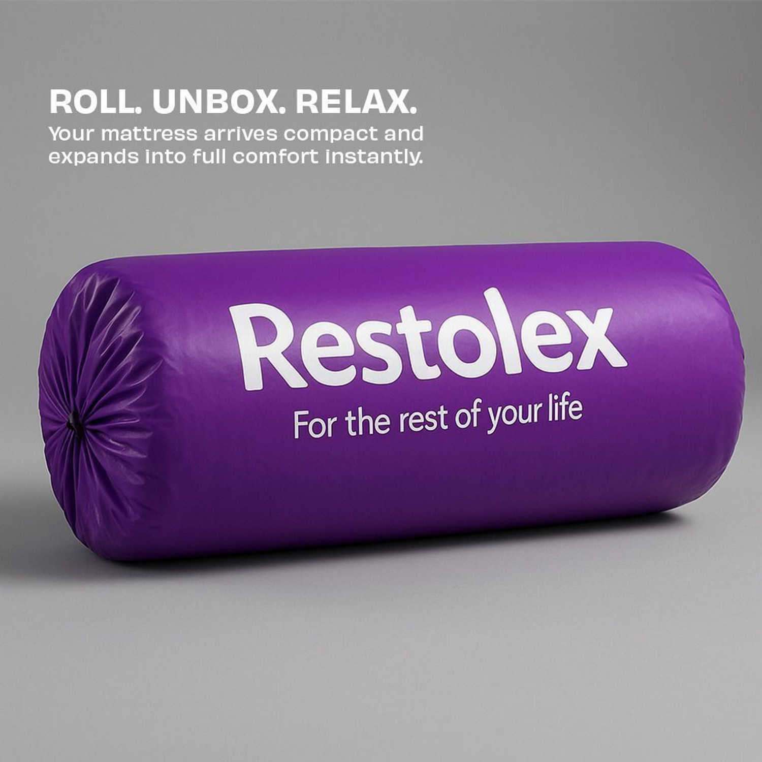 Image of Restolex SilvRest-India's First Silver-Infused with 7-Zone Orthopedic Support Roll-Pack 6 inch Single Natural Latex Mattress
