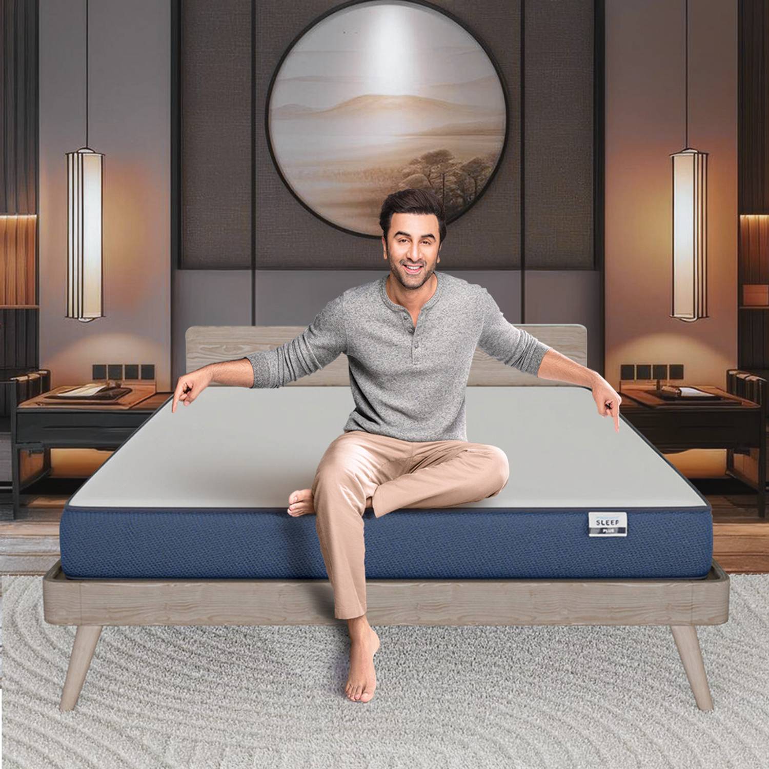 Nilkamal SLEEP Plus Orthopaedic 5 inch Double Memory Foam Mattress