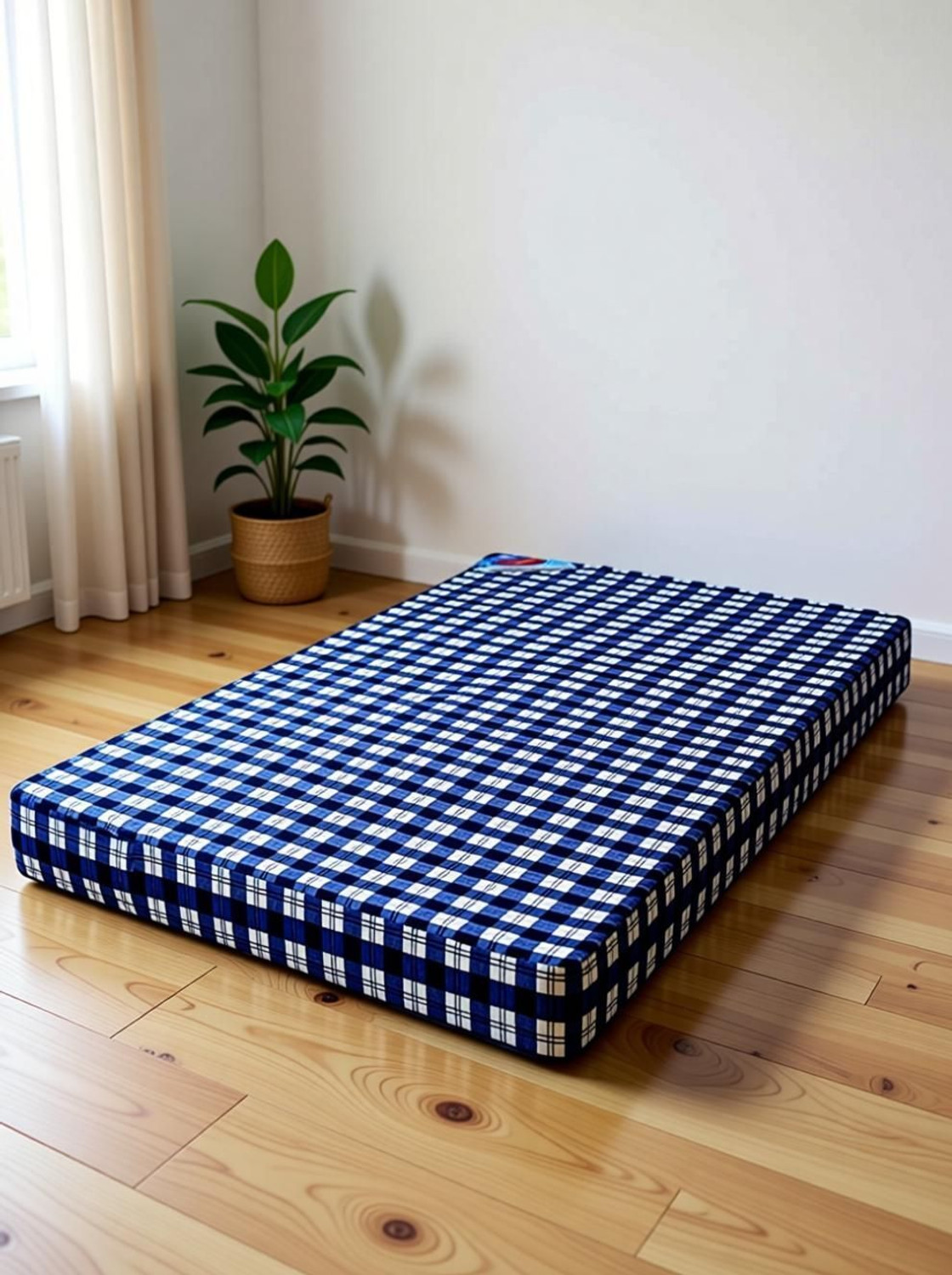 Image of RW REST WELL 2inch Double Bed PU Foam Mattress 2 inch Double Cotton Mattress