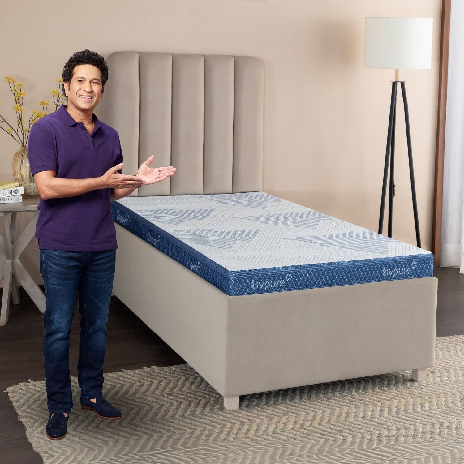 Livpure Smart DUOS PRO+ Reversible 3D PROFILE Zones|ComfortScience | EGAPA Air Filter 5 inch Single High Density (HD) Foam Mattress