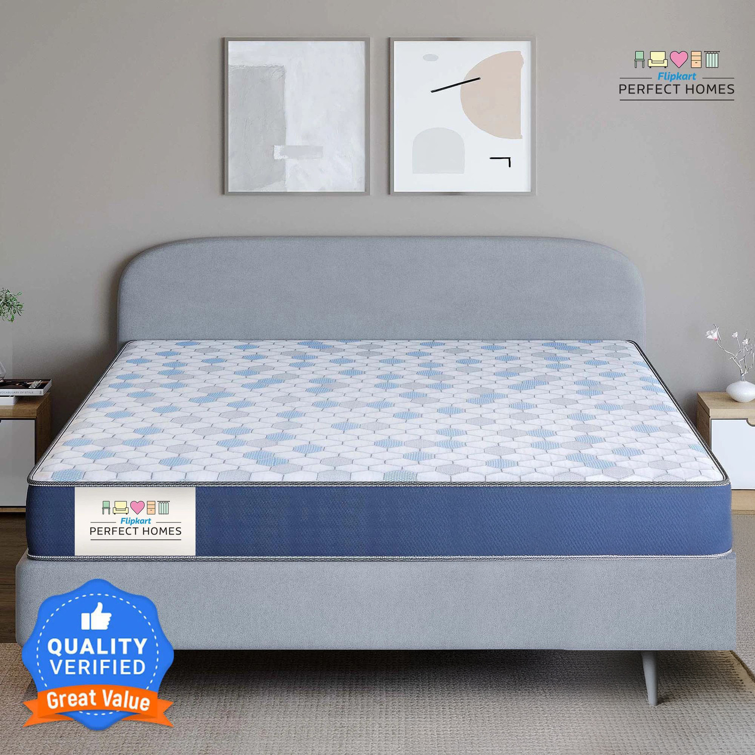Image of Flipkart Perfect Homes Skye 8 inch Queen Memory Foam Mattress