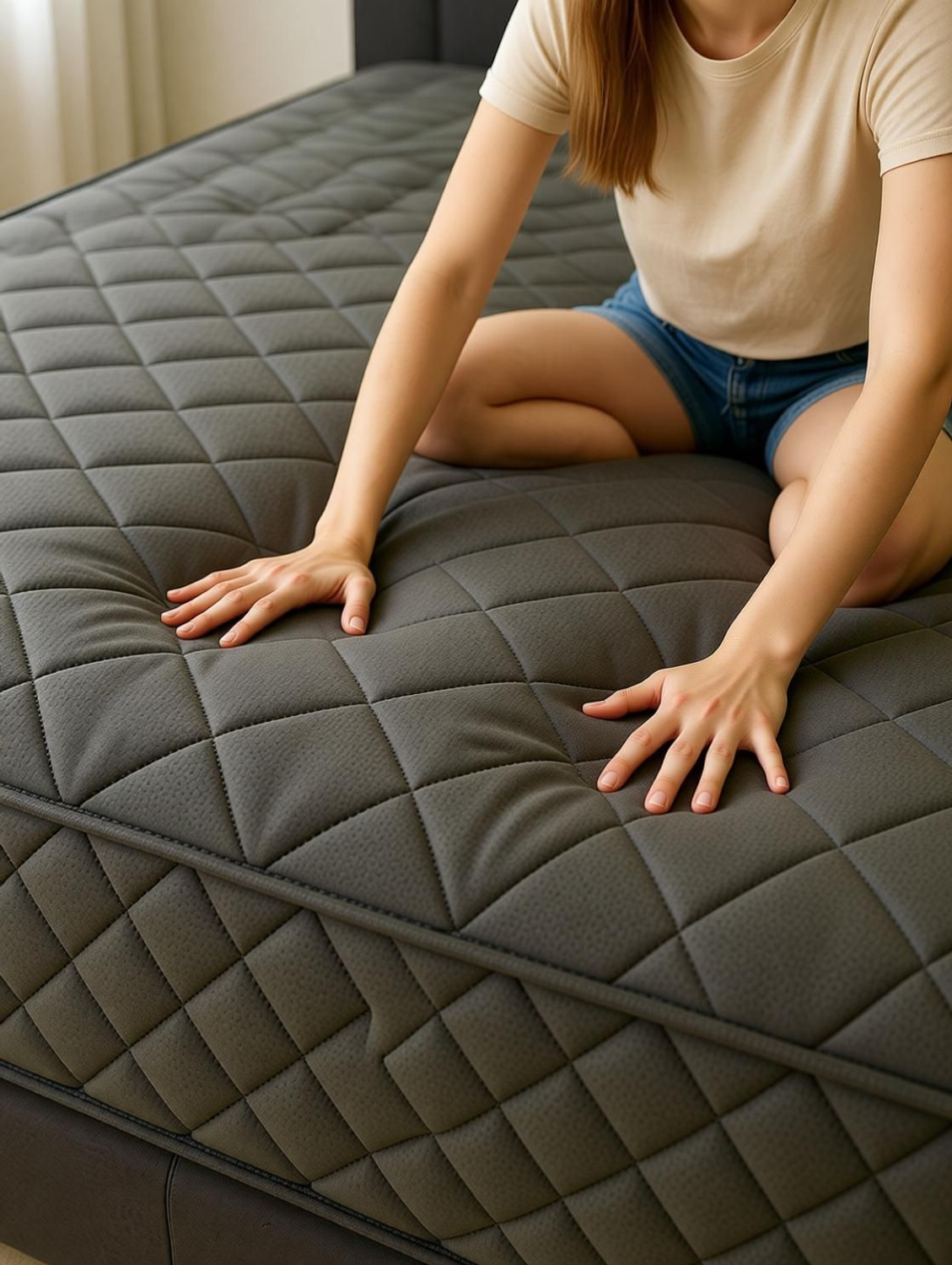 Image of Aeronix Latex-Ortho Reversible Foam Comfort & Orthopedic Mattress 6 inch King High Resilience (HR) Foam Mattress