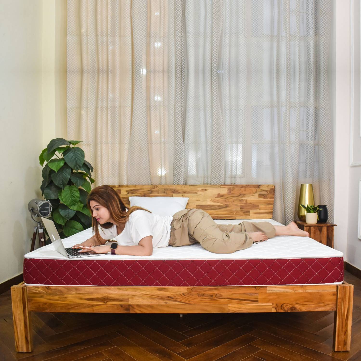 COIRFIT Magic Orthopedic Dual Comfort Back Pain Relief 4 inch Single Coir Mattress
