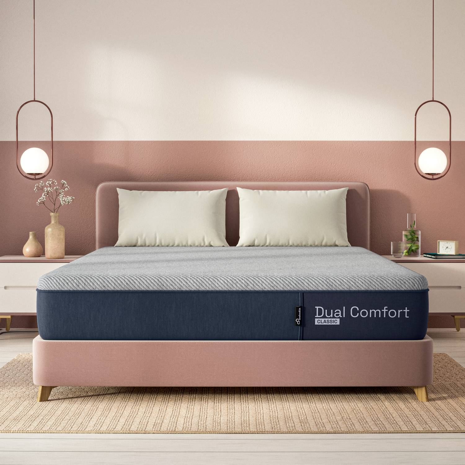 Wakefit Dual Comfort - Reversible Hard & Soft 4 inch Double High Resilience (HR) Foam Mattress