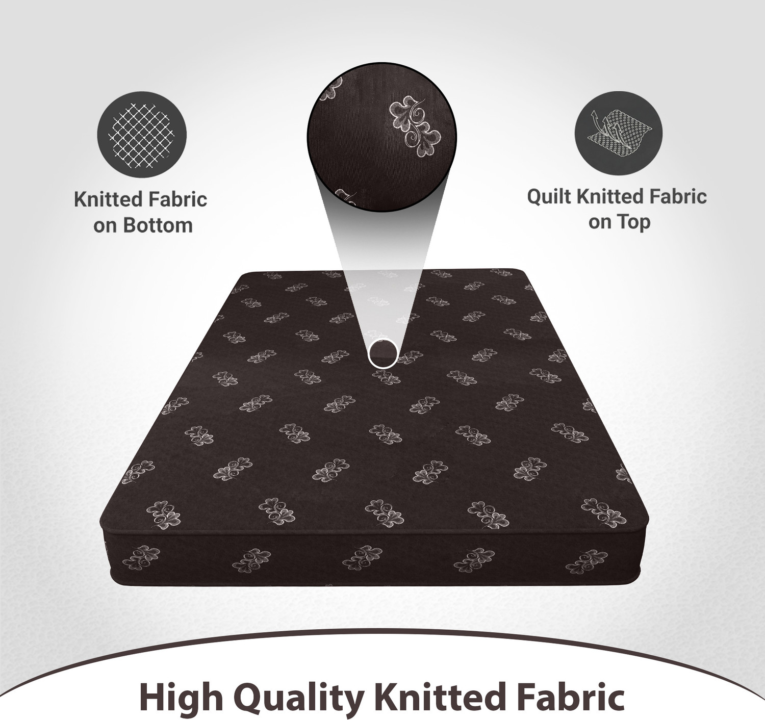 Image of Flipkart Perfect Homes Spine Orthopedic 6 inch King Coir Mattress