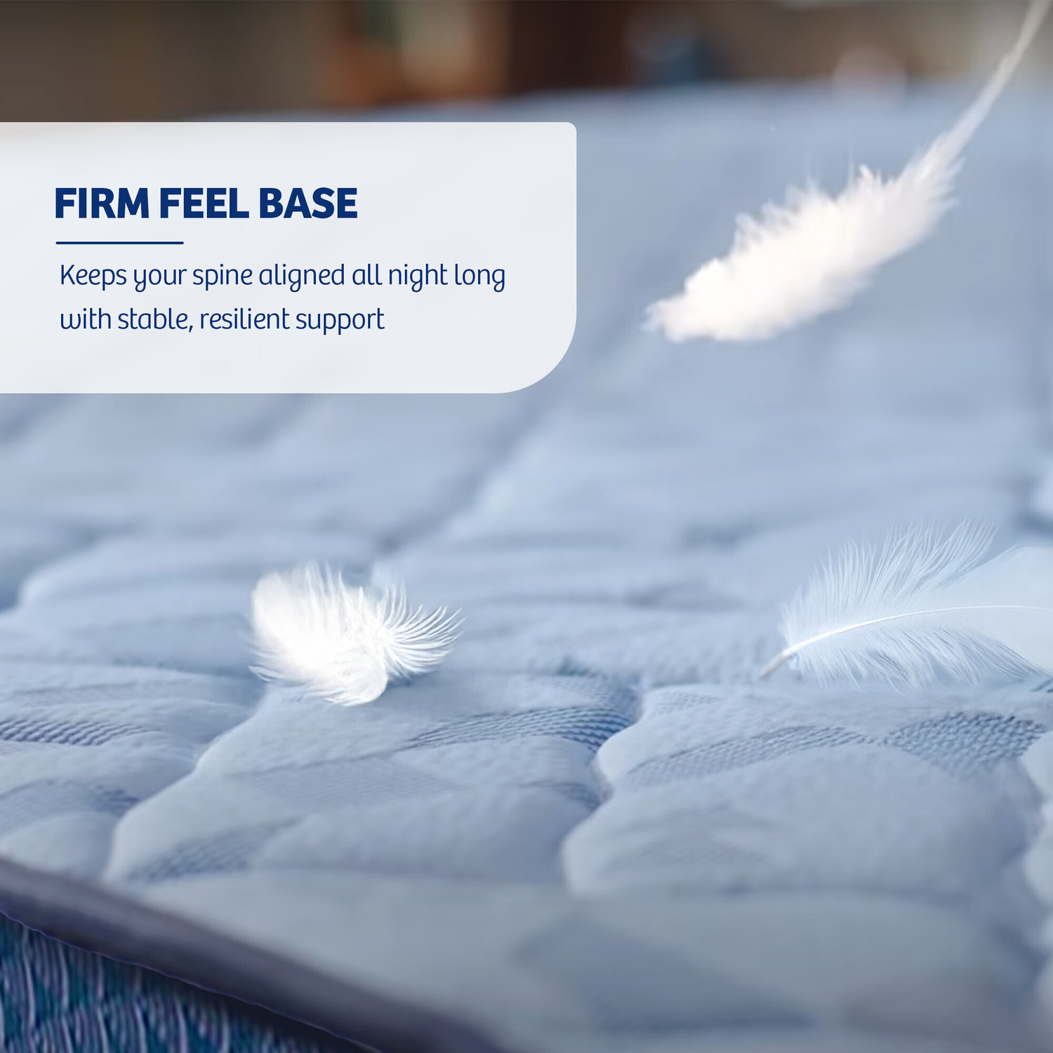 Image of KURLON DuoRest Essential, Reversible, Firm & Gentle Side, Reinforced Fiber Bonded Foam 6 inch Single Bonded Foam Mattress