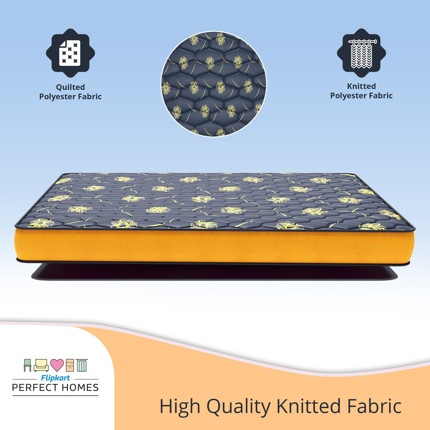 Image of Flipkart Perfect Homes Tysche Orthopedic 5 inch King Coir Mattress