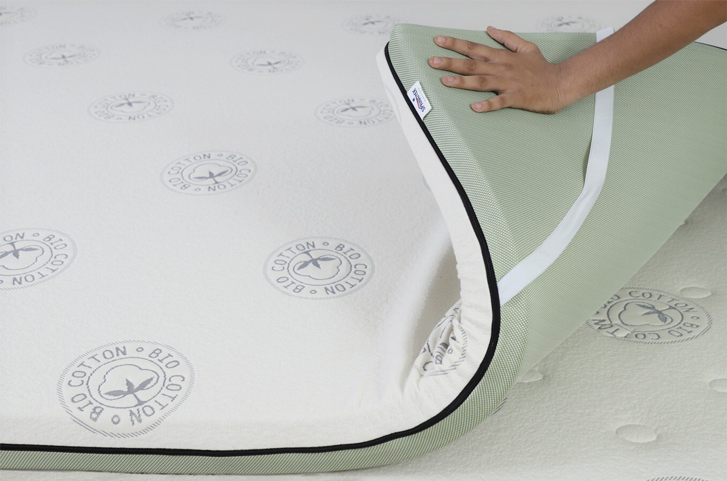 Image of SPRINGTEK 2 inch Bed Topper 2 inch Single Latex Foam Mattress