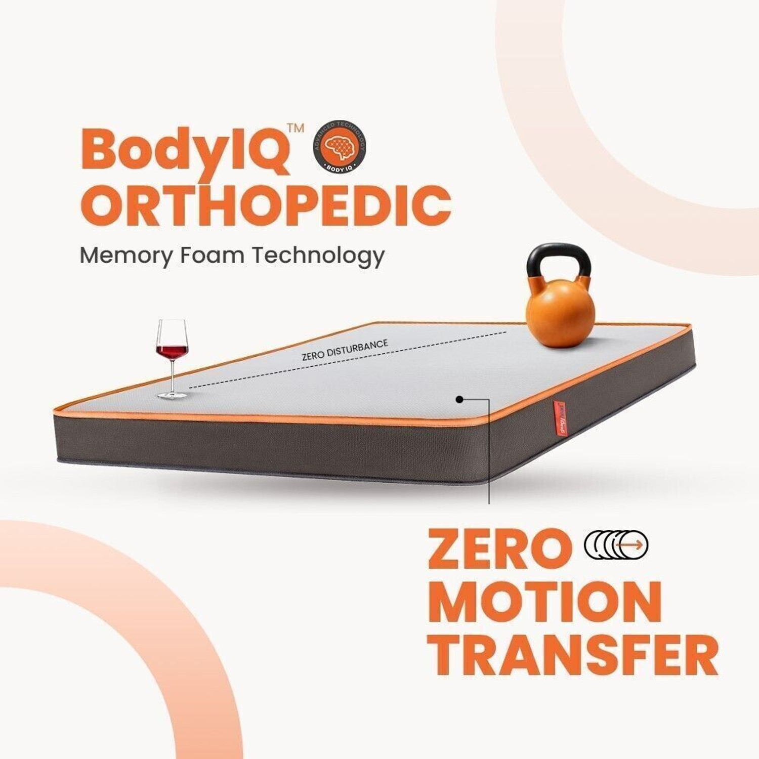 Image of Sleepyhead Original - BodyIQ Orthopedic Memory Foam 8 inch King High Density (HD) Foam Mattress