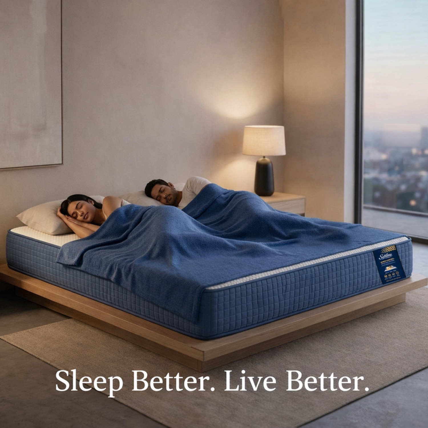 Image of SOFTLINE Hybrid Latex Orthopedic Mattress | Latex Foam Comfort | Spine & Back Support 6 inch Single High Density (HD) Foam Mattress