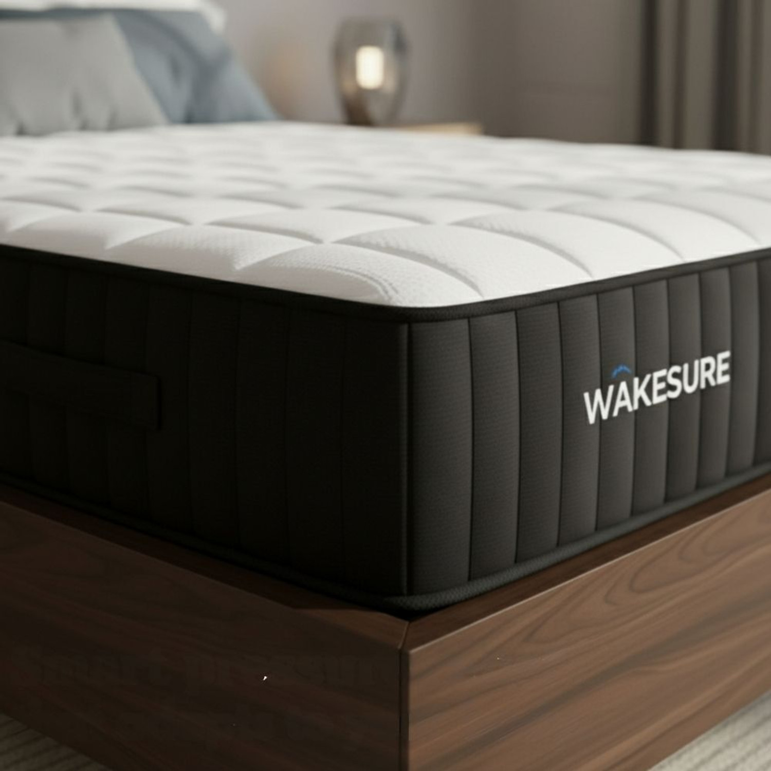 Image of WAKESURE NeuroFit Classic Orthopedic Memory Foam | Medium Firm | Pressure Relief Layers 6 inch Queen High Resilience (HR) Foam Mattress