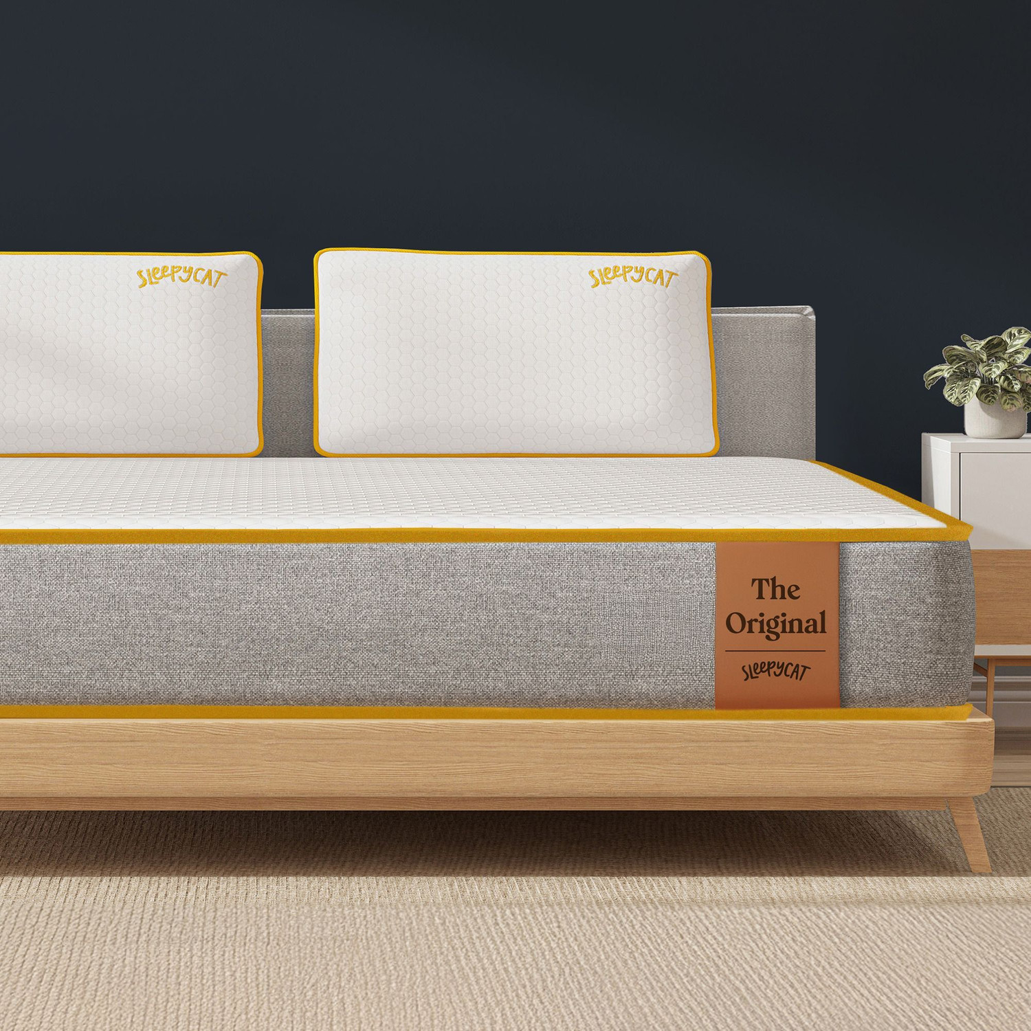 Image of SleepyCat Original Ortho with AirGen Memory Foam 8 inch King High Resilience (HR) Foam Mattress