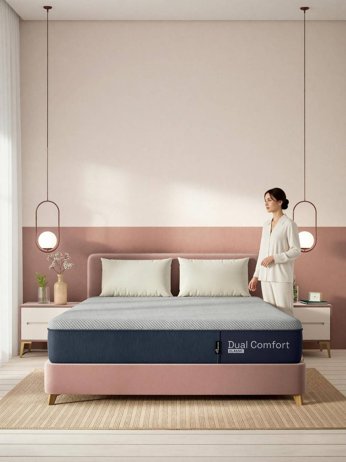 Wakefit Dual Comfort 4 inch Double High Resilience Foam Mattress - Image 2