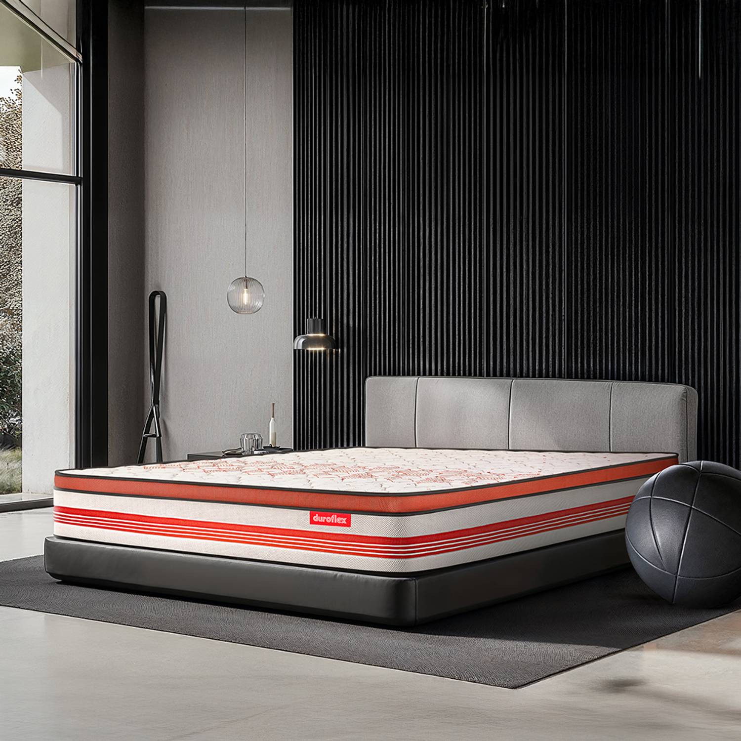 Duroflex Propel Plus 3 Zoned NRG Layer with Euro Top | Zero Motion Transfer | Medium Firm 8 inch Double Pocket Spring Mattress