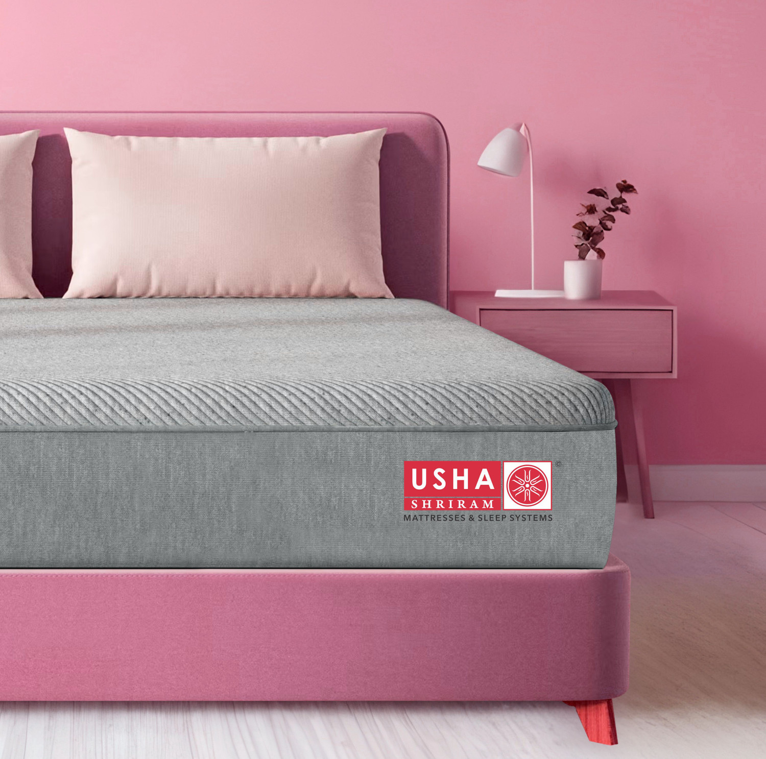 Image of USHA SHRIRAM Aero Ortho Memory Spine Alignment with 12 Years Warranty 5 inch King Memory Foam Mattress