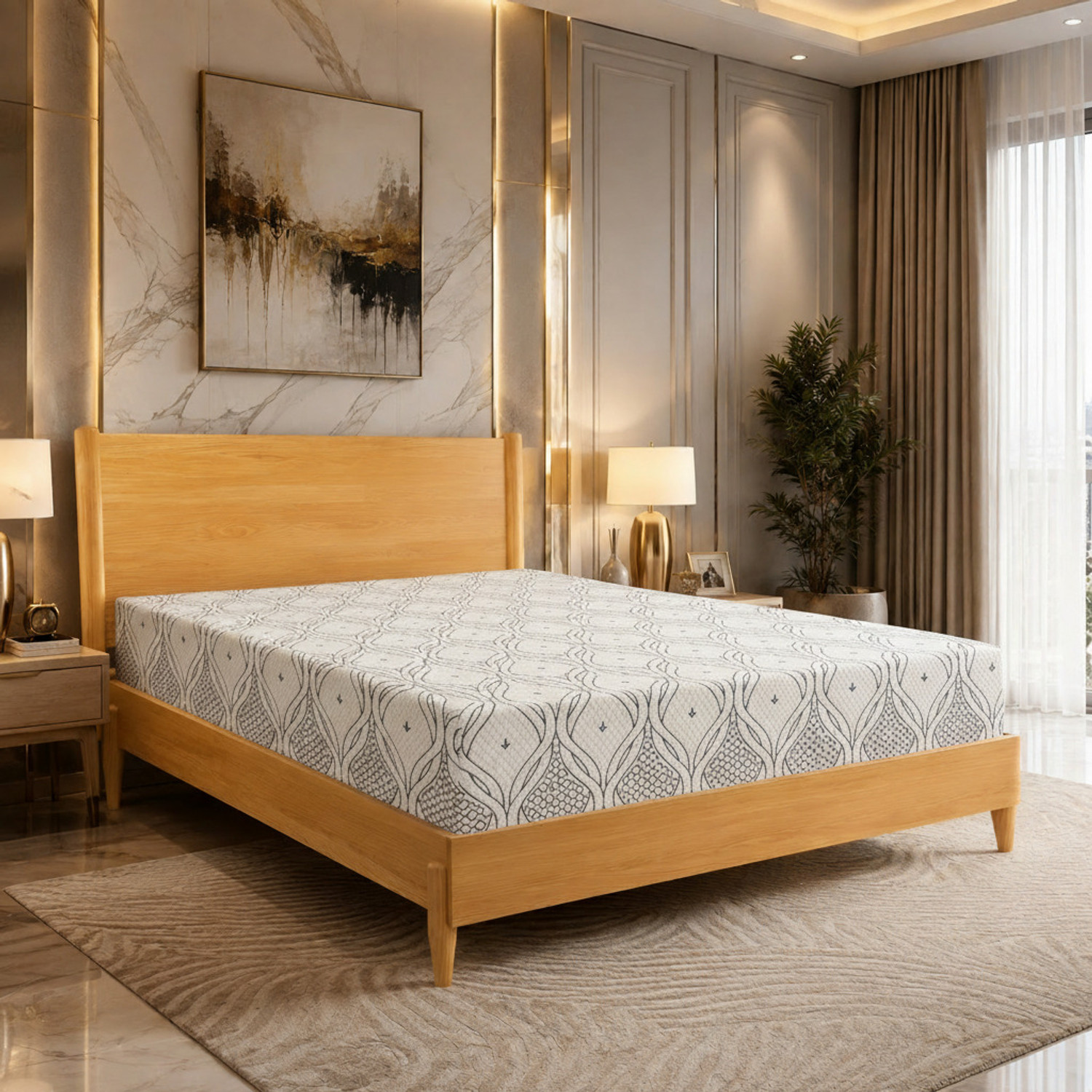 Image of COLOFLY Dual Comfort Reversible Mattress, Medium Soft & Firm, Anti-Microbial Technology 6 inch Single PU Foam Mattress