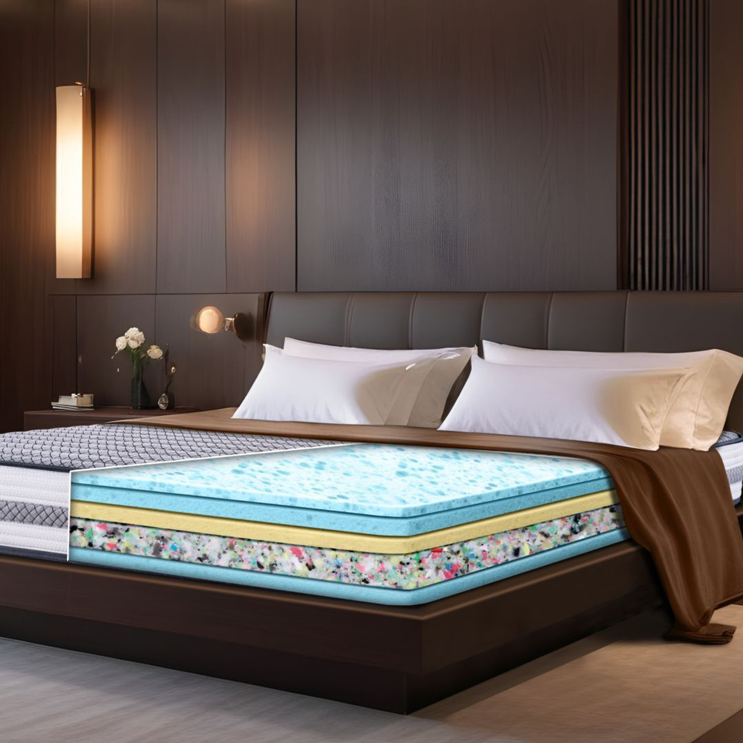 Image of Durfi Orthopedic 5 inch King Bonded Foam Mattress