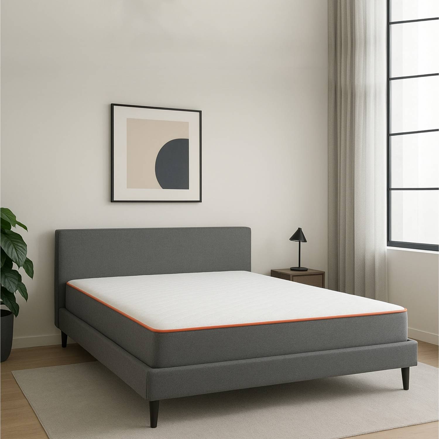 COIRFIT 7-Zone Dual Hard & Soft 4 inch Single High Resilience (HR) Foam Mattress