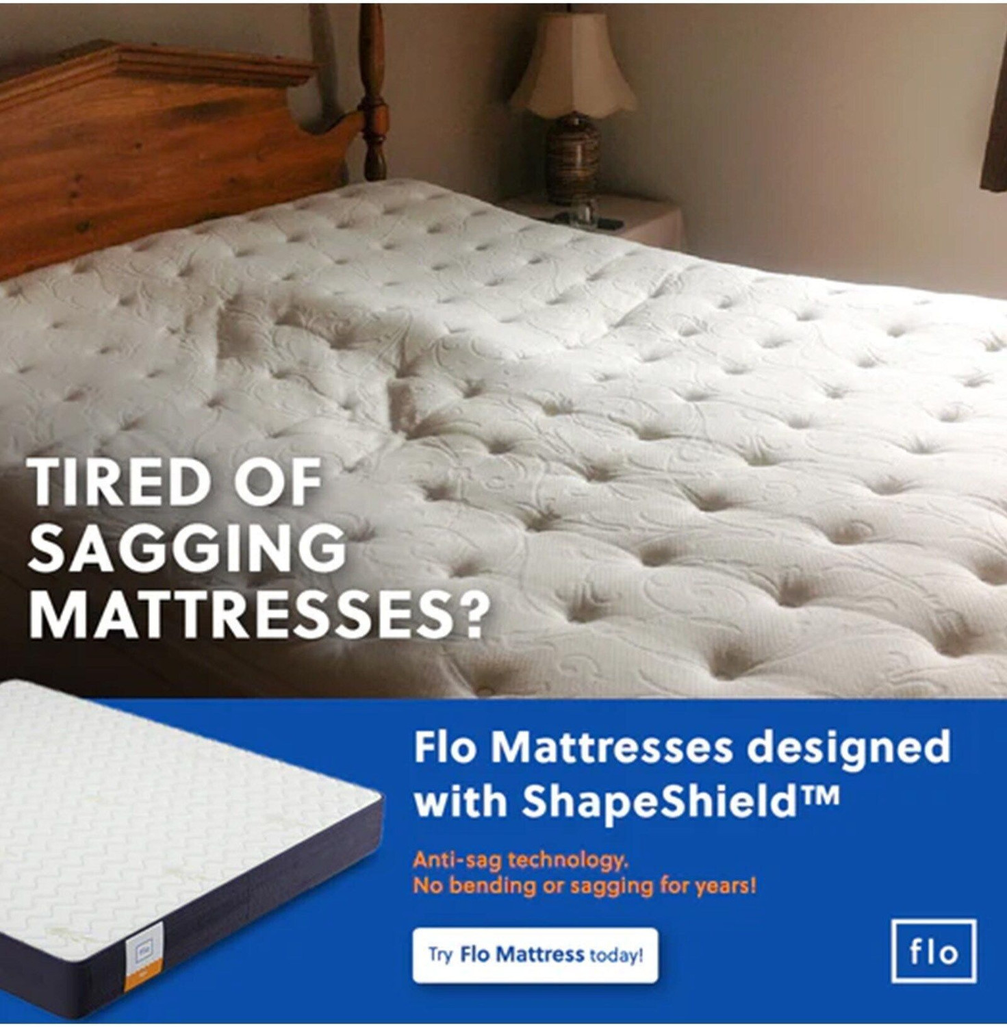 Image of FLO Ergo 5 inch Queen PU Foam Mattress