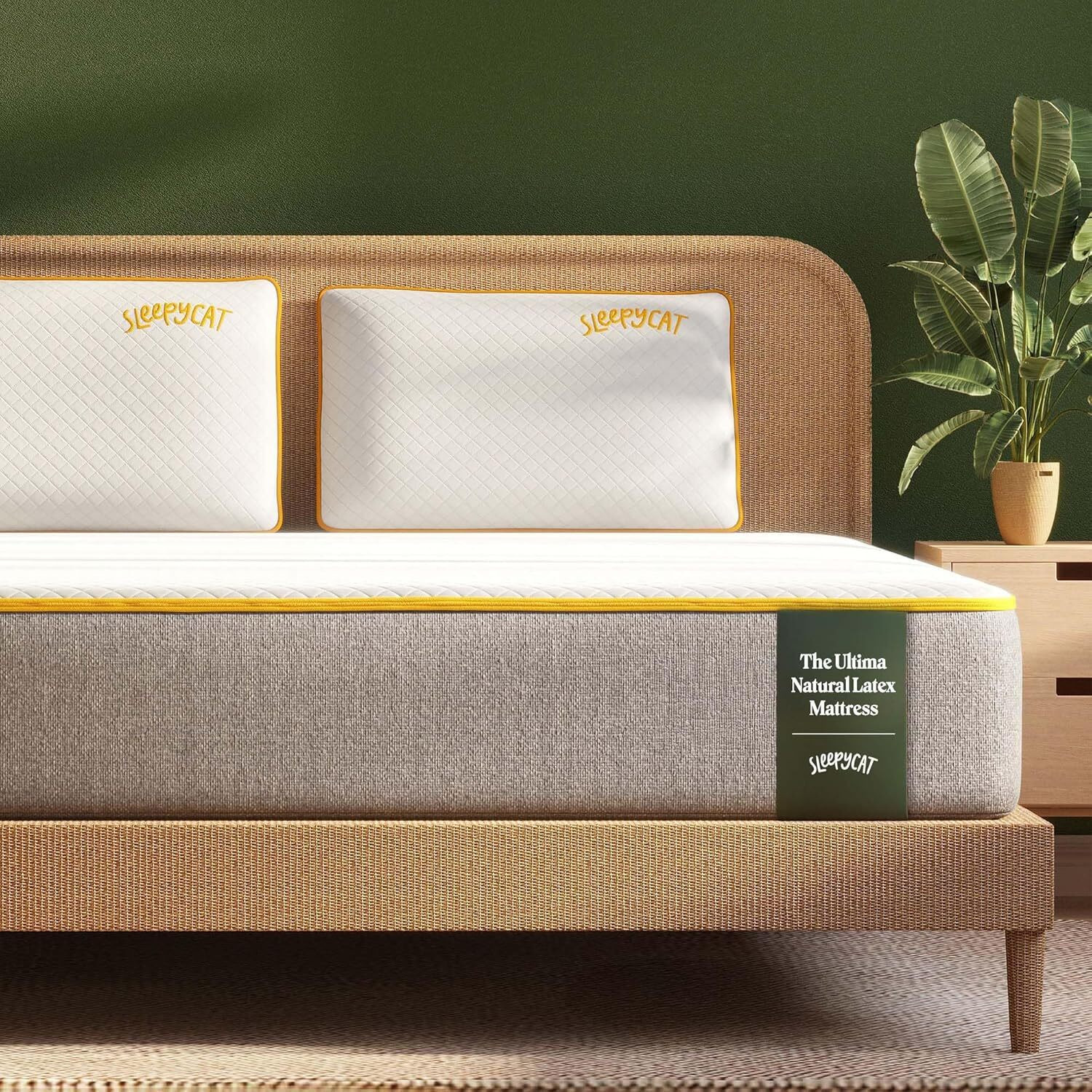 Image of SleepyCat Ultima Natural Latex Mattress 10 inch Double Latex Foam Mattress