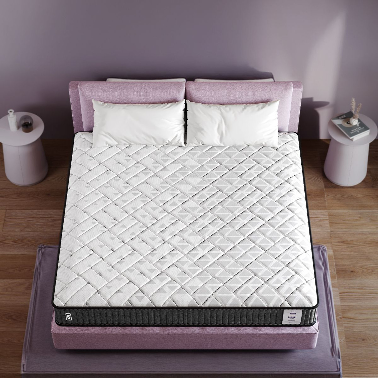 Image of SPRINGWEL Dualis Dual Comfort Reversible Medium Firm Mattress With Bamboo Charcoal Fabric 5 inch Single High Density (HD) Foam Mattress