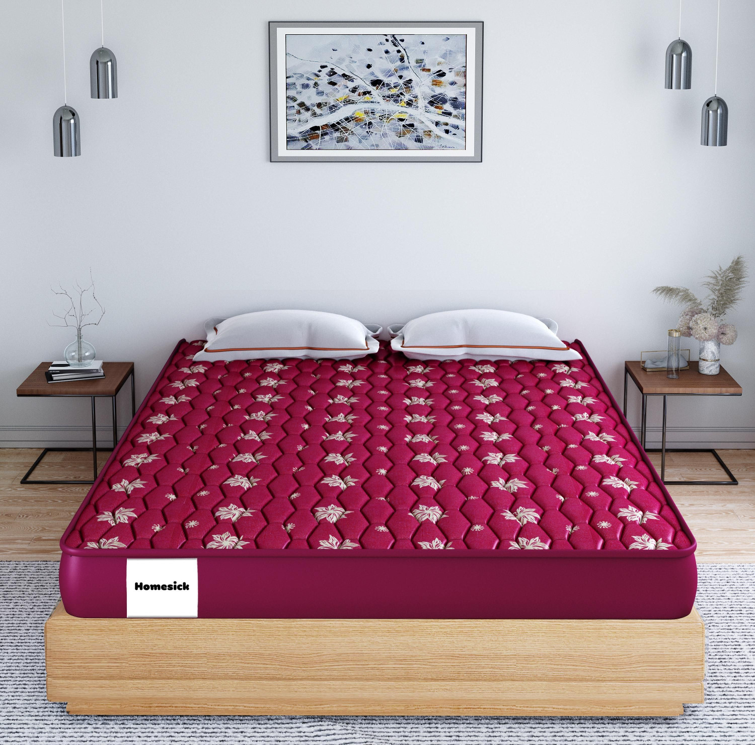 Image of Homesick E Eco 4 inch Queen High Density (HD) Foam Mattress
