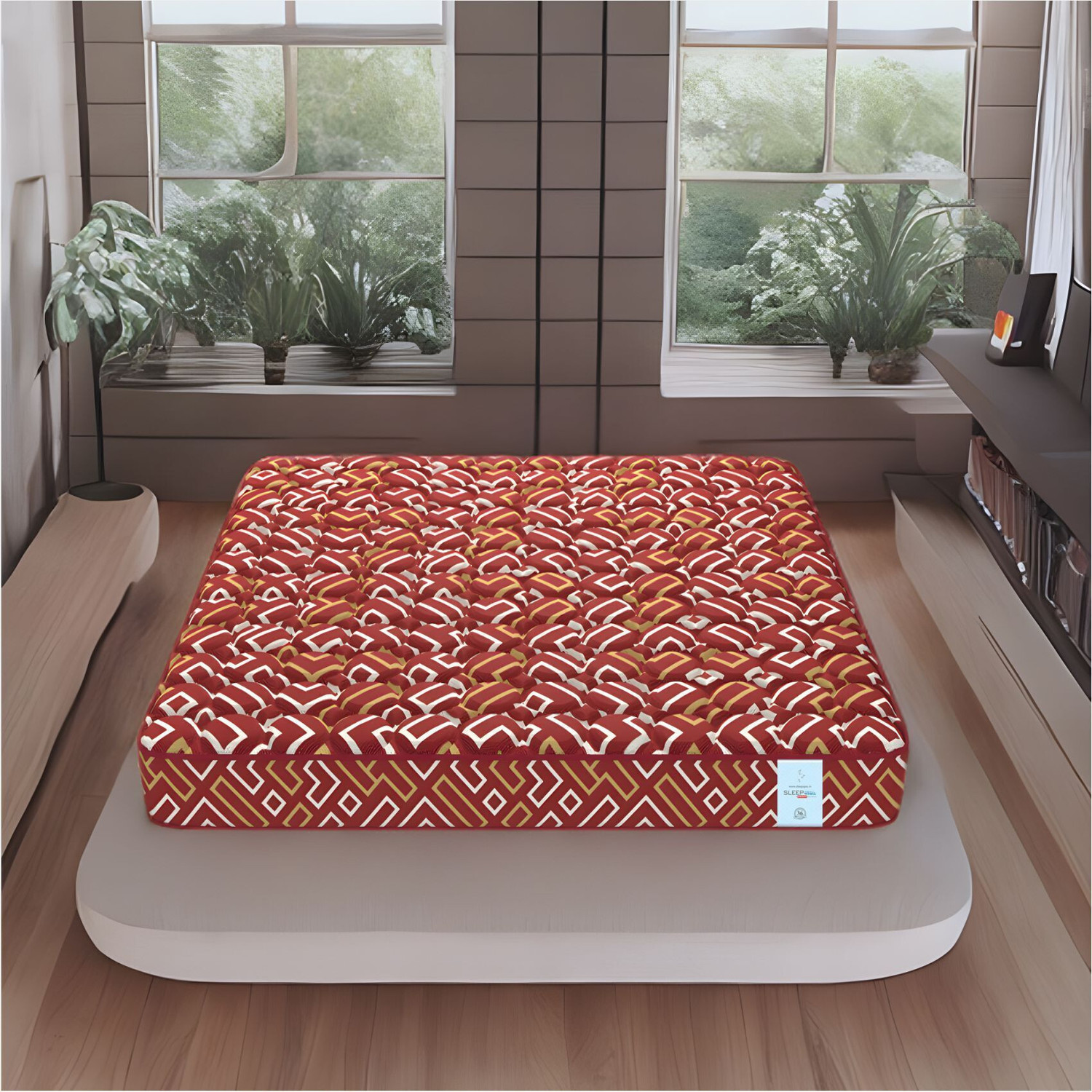 Image of SLEEPSPA BACK SUPPORT Orthosense Cocopedic Tech. 8 inch Single Coir Mattress