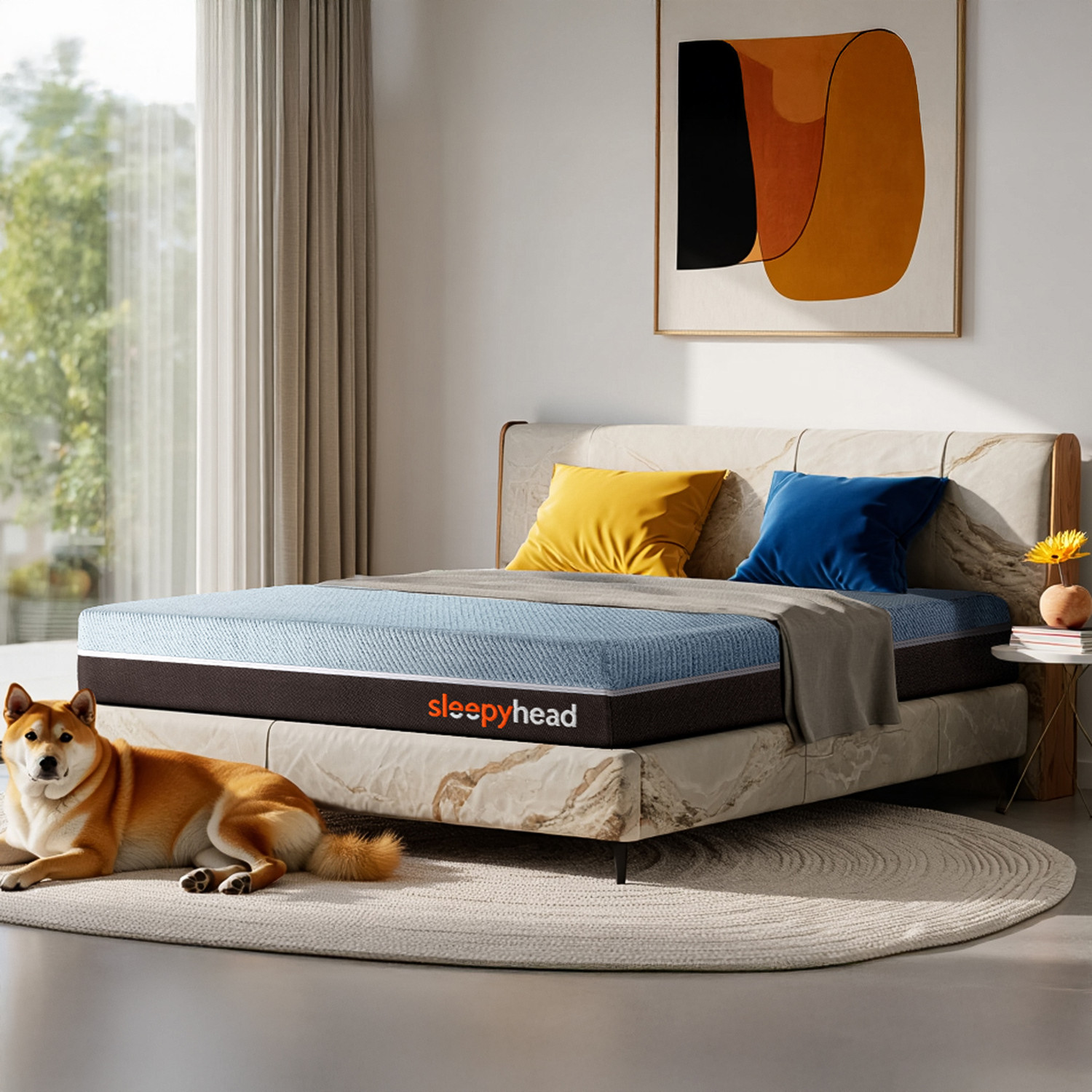 Image of Sleepyhead Laxe - Body IQ Orthopedic Memory Foam 6 inch Queen Latex Foam Mattress
