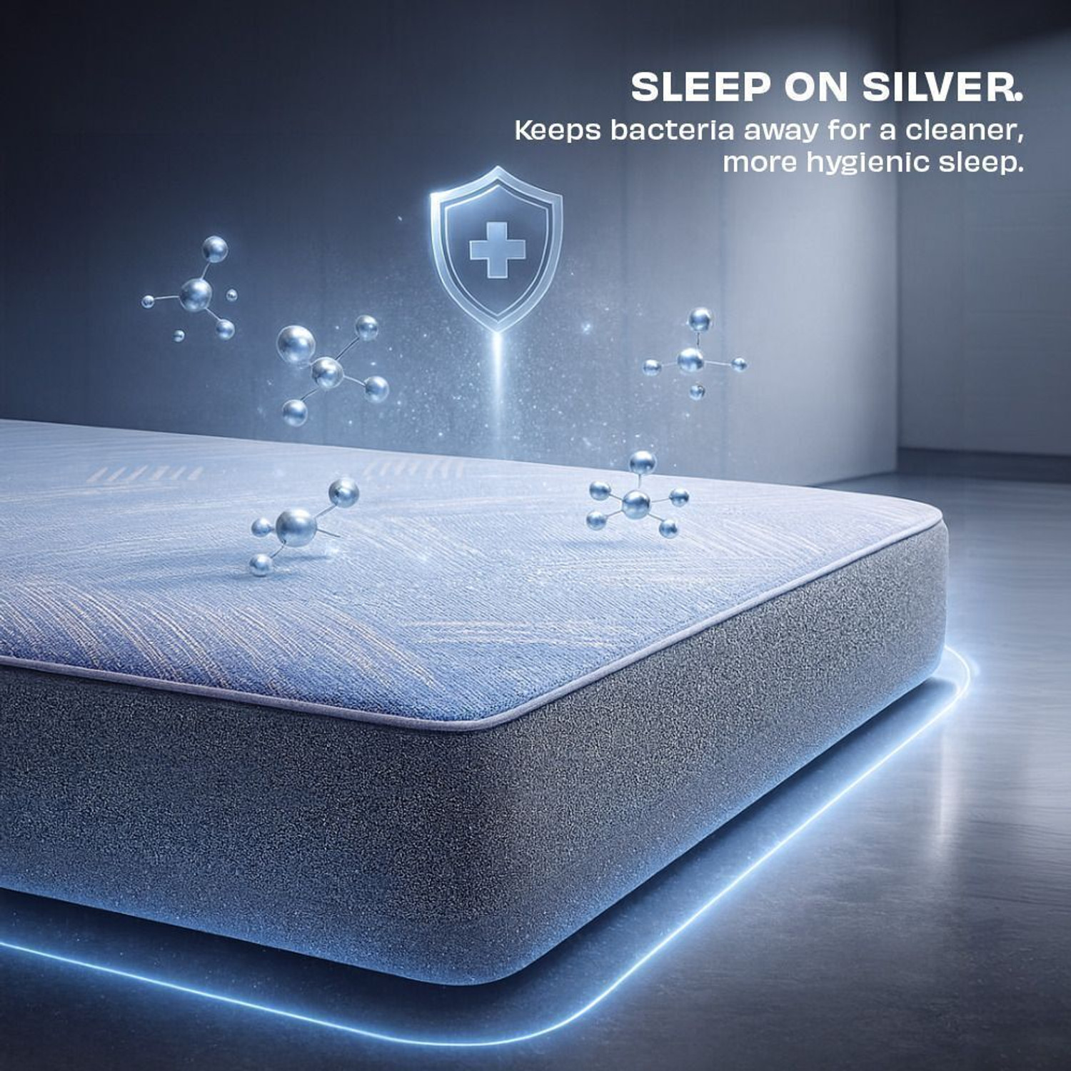 Image of Restolex SilvRest-India's First Silver-Infused with 7-Zone Orthopedic Support Roll-Pack 6 inch Single Natural Latex Mattress