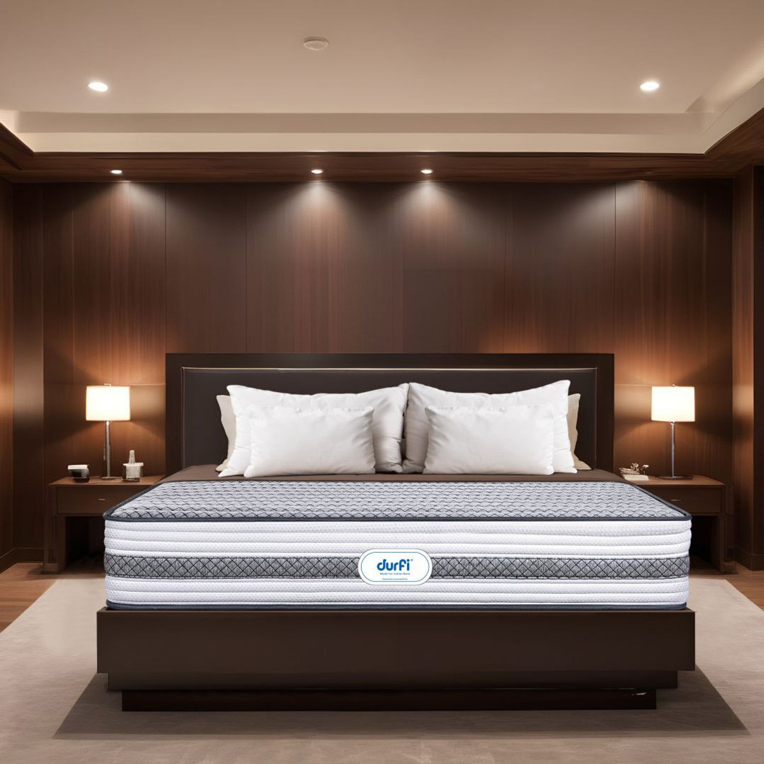 Image of Durfi Orthopedic 8 inch Queen Bonded Foam Mattress
