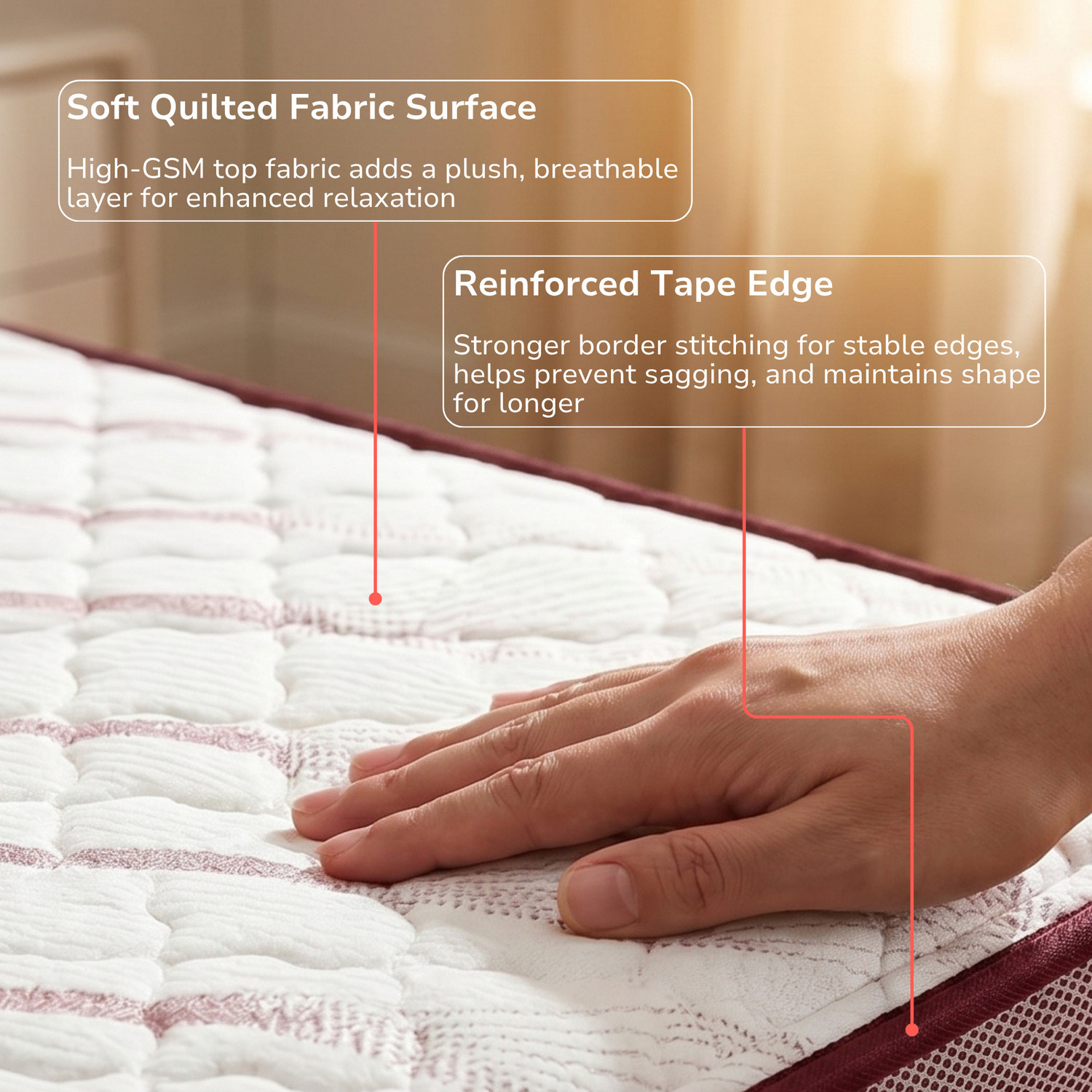 Image of Interio by Godrej Restomagic Latex 6 inch King Latex Foam Mattress