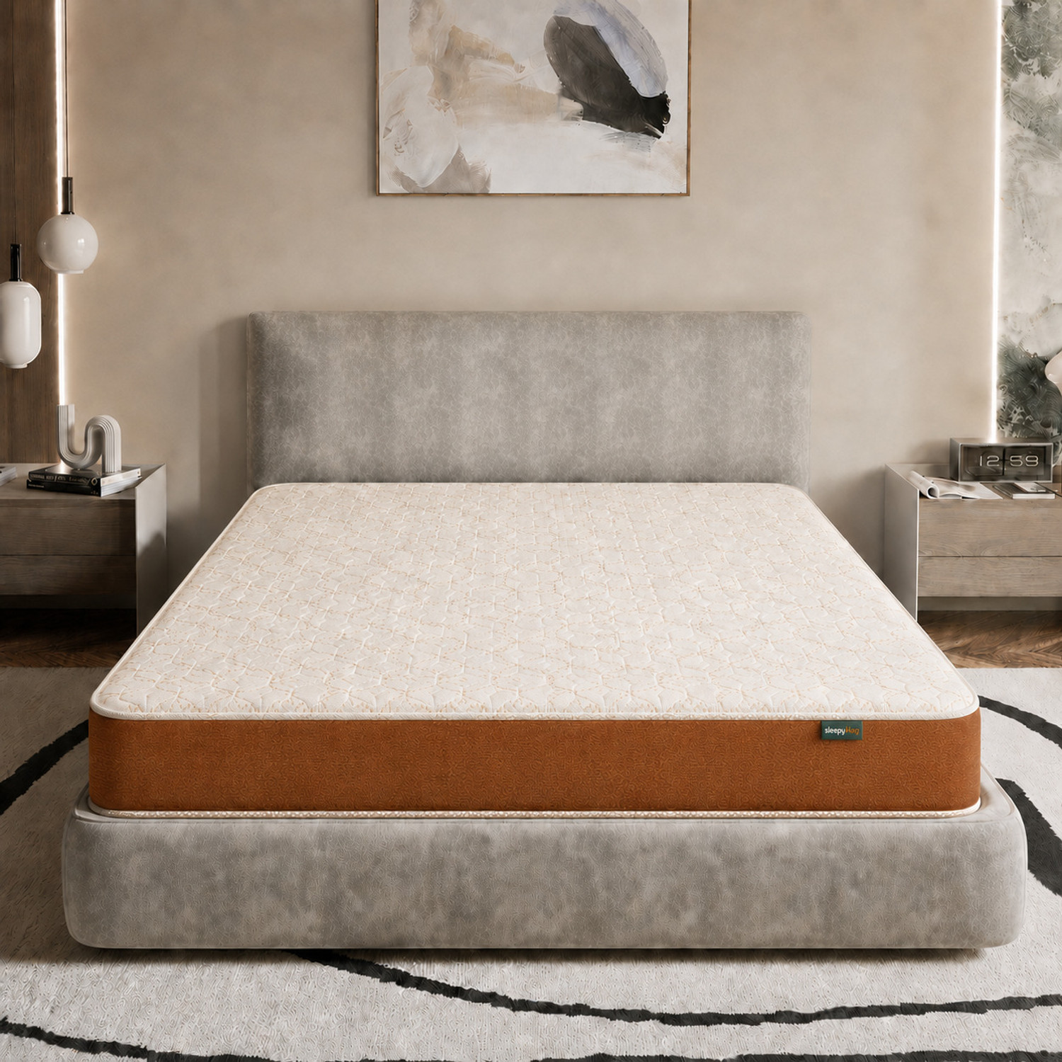 Image of SleepyHug AirCell Series Ortho SpineX Orthopedic UltraSupport HR Foam 6 inch Single High Resilience (HR) Foam Mattress