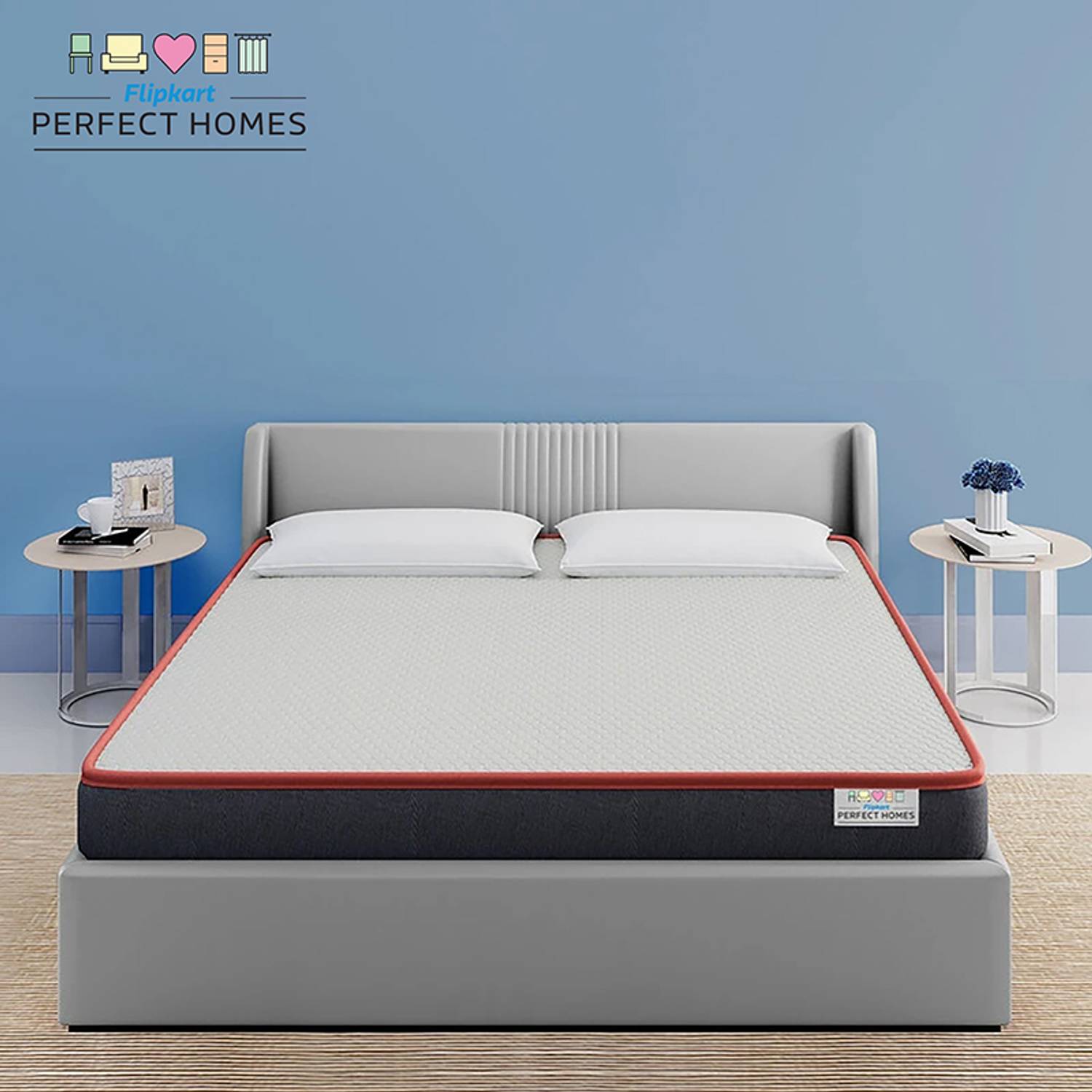 Flipkart Perfect Homes Dual Comfort Hard & Soft 7 inch Queen High Resilience (HR) Foam Mattress Price in India - Buy Flipkart Perfect Homes Dual Comfort Hard & Soft 7 inch Queen High Resilience (HR) Foam Mattress online at Flipkart.com