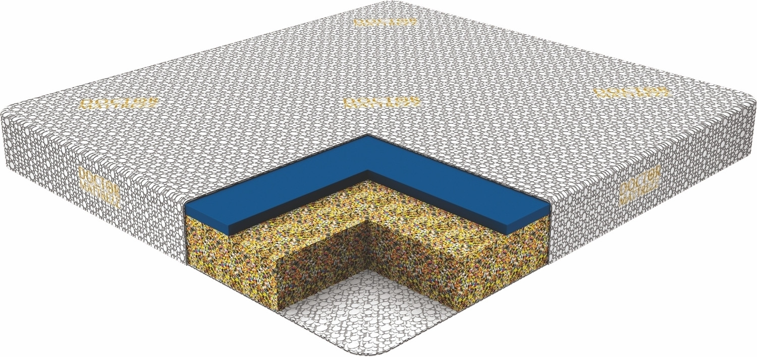 Image of Doctor Mattrezz Orthotech Orthopedic Back Support 4 inch Single Bonded Foam Mattress