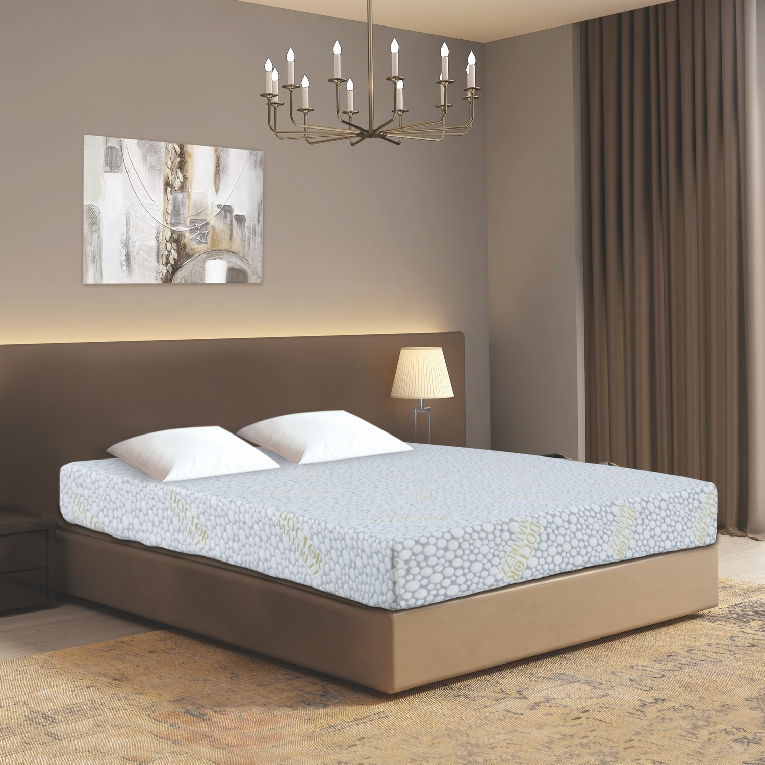 Image of Doctor Mattrezz Orthotech Orthopedic Back Support 4 inch Single Bonded Foam Mattress