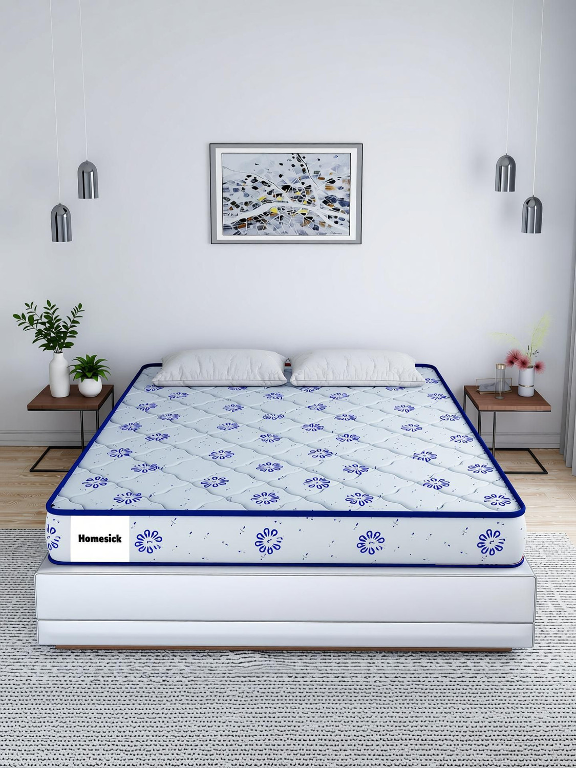Image of Homesick Dual Comfort - Soft & Hard 4 inch Double High Density (HD) Foam Mattress