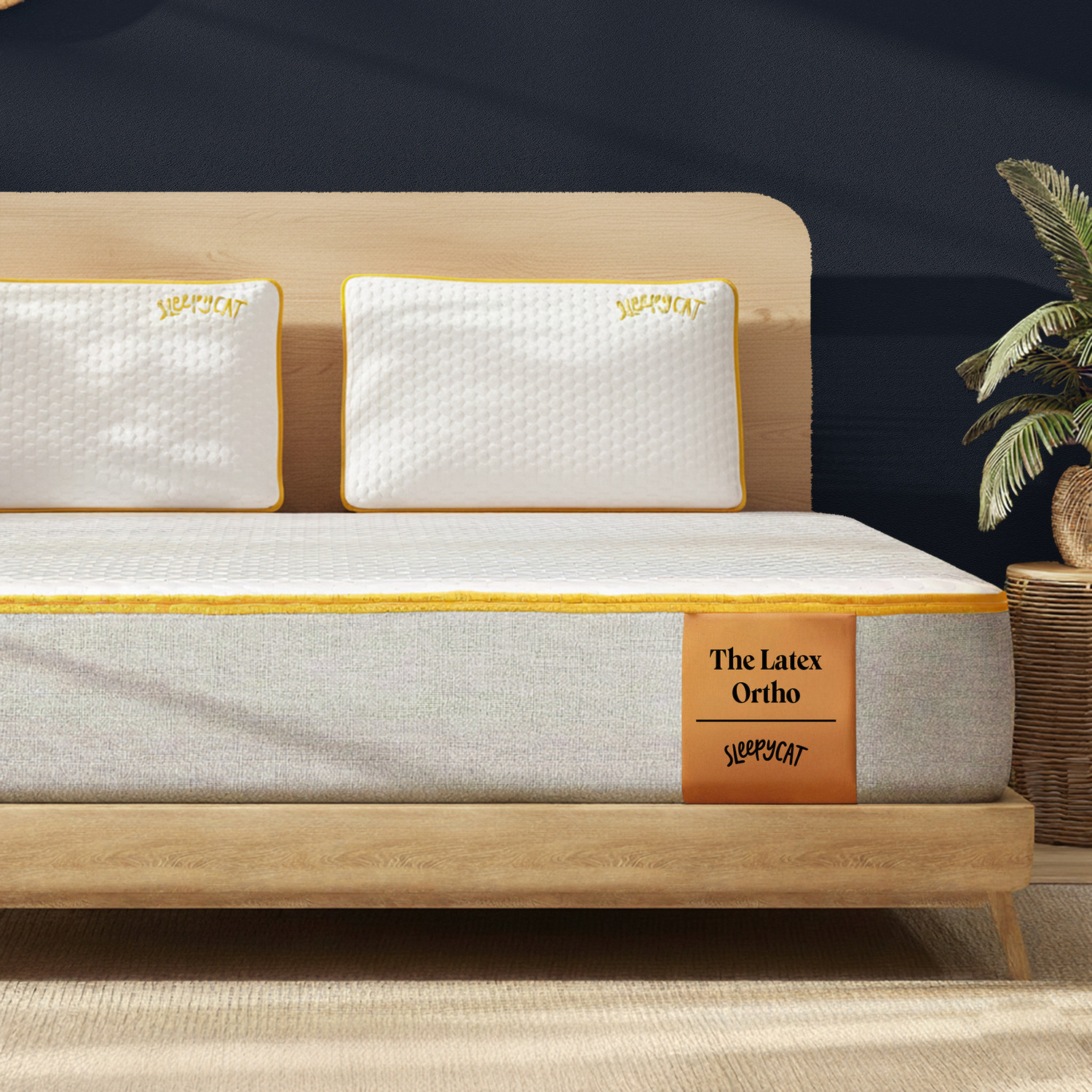 Image of SleepyCat Latex Orthopedic 6 inch Double Latex Foam Mattress